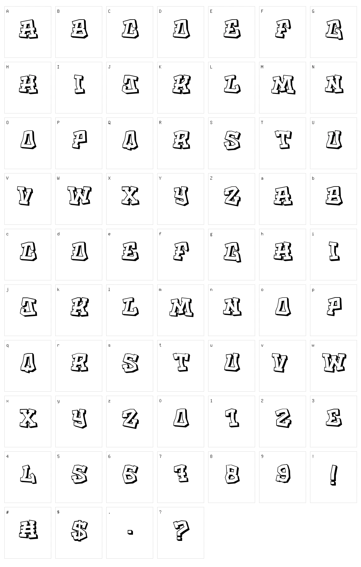 Whole trains Character Set
