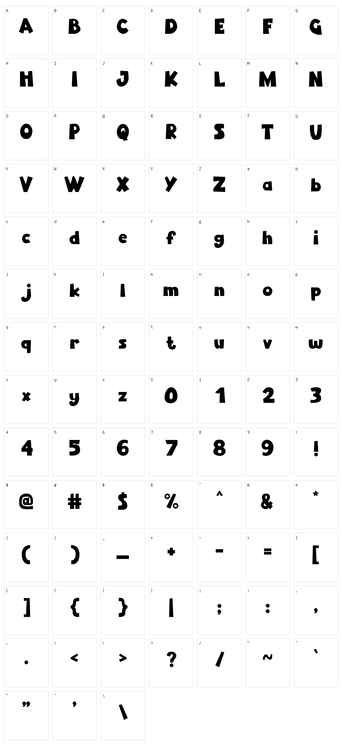 Aqua Life Character Set