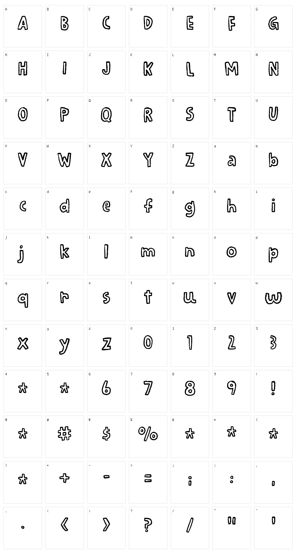 Badly Stuffed Animal Character Set