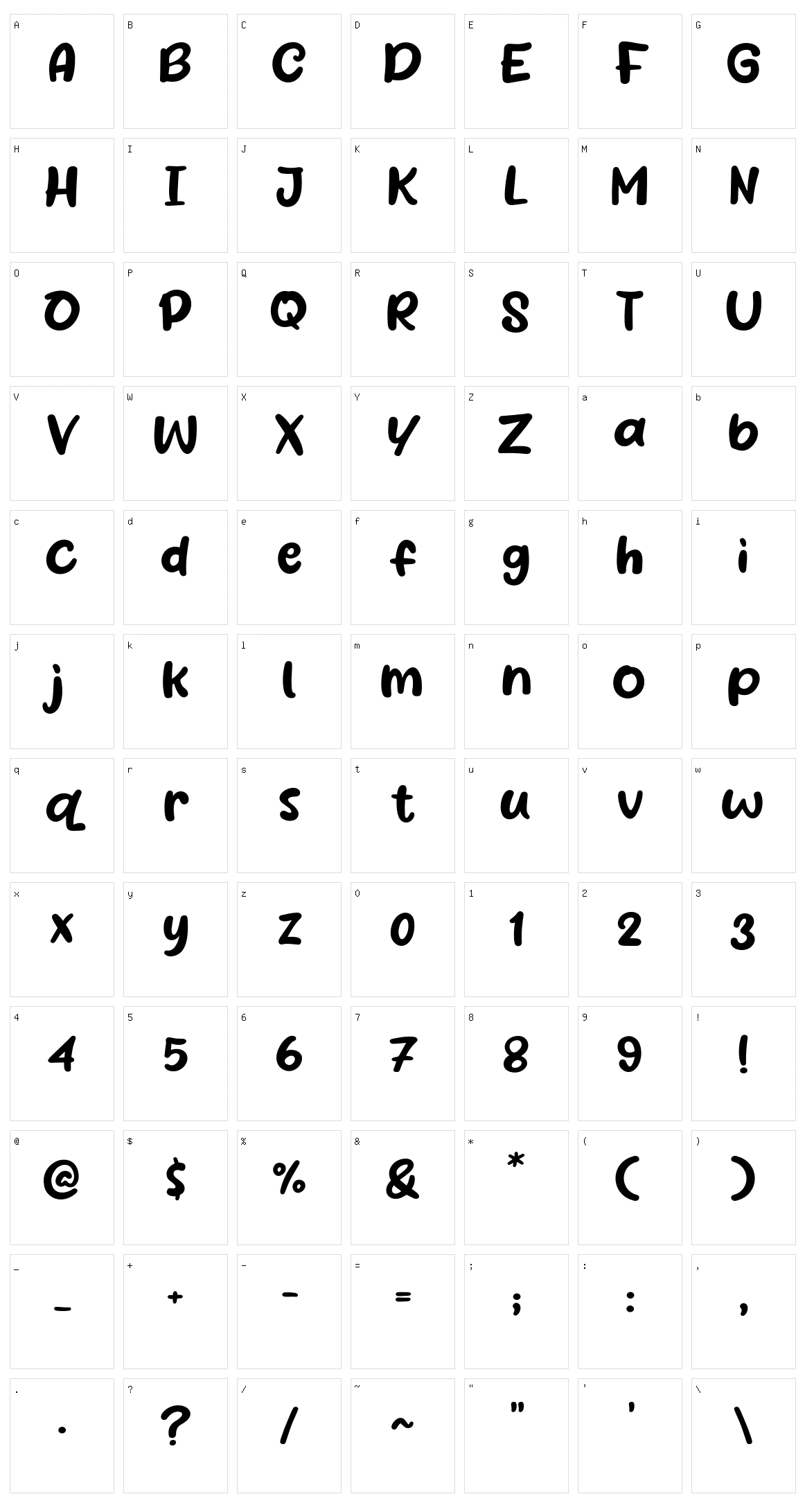 Basque Smile Character Set