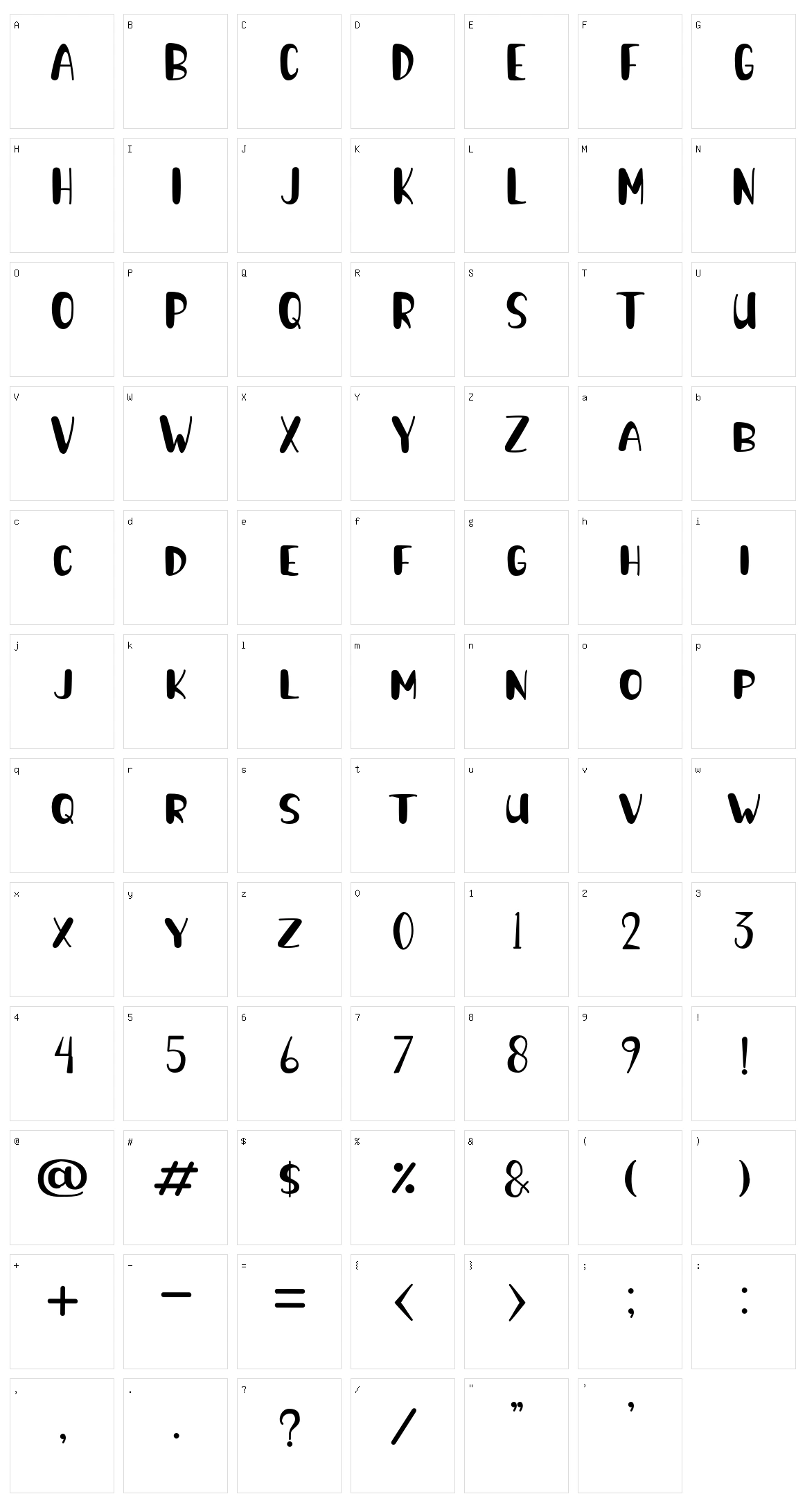 Battle War Character Set