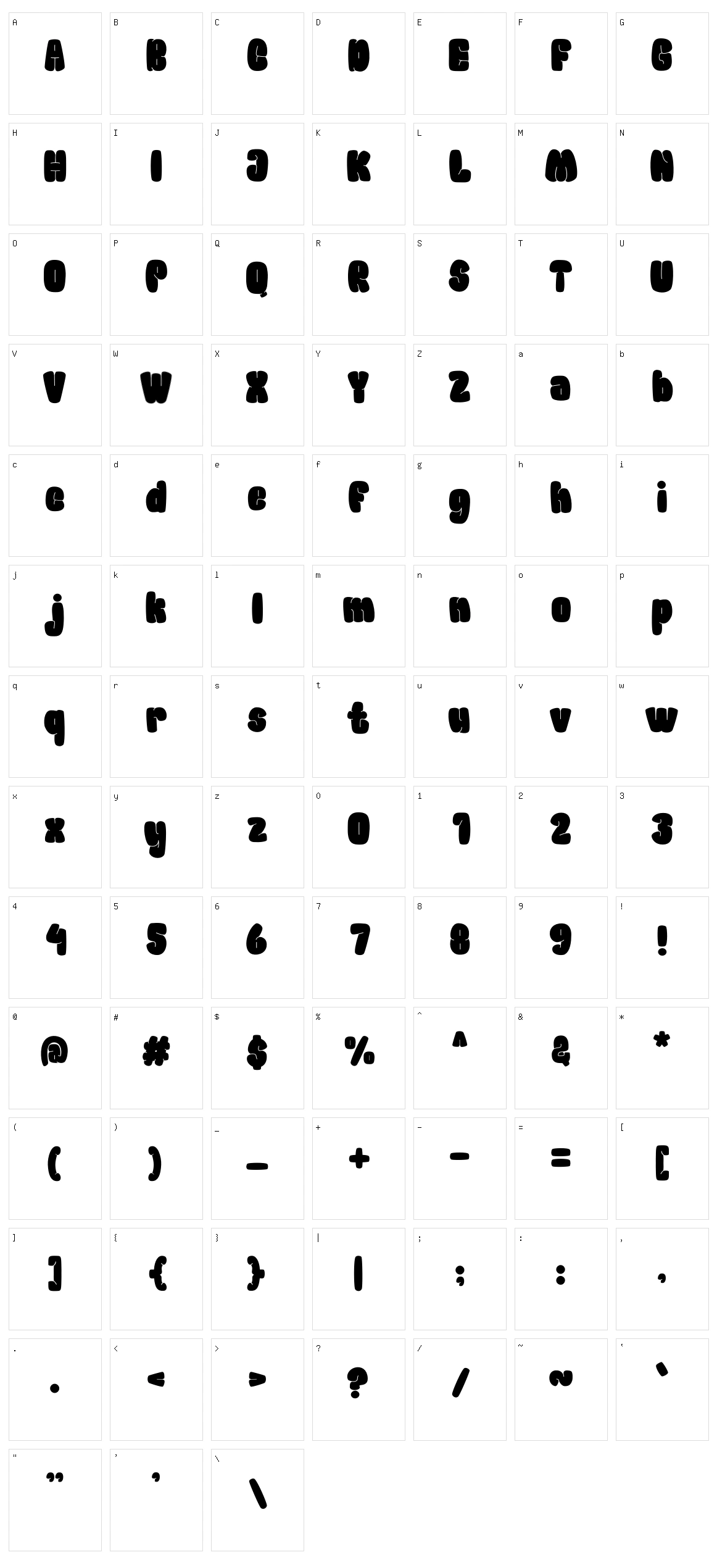 Big Mickey Character Set