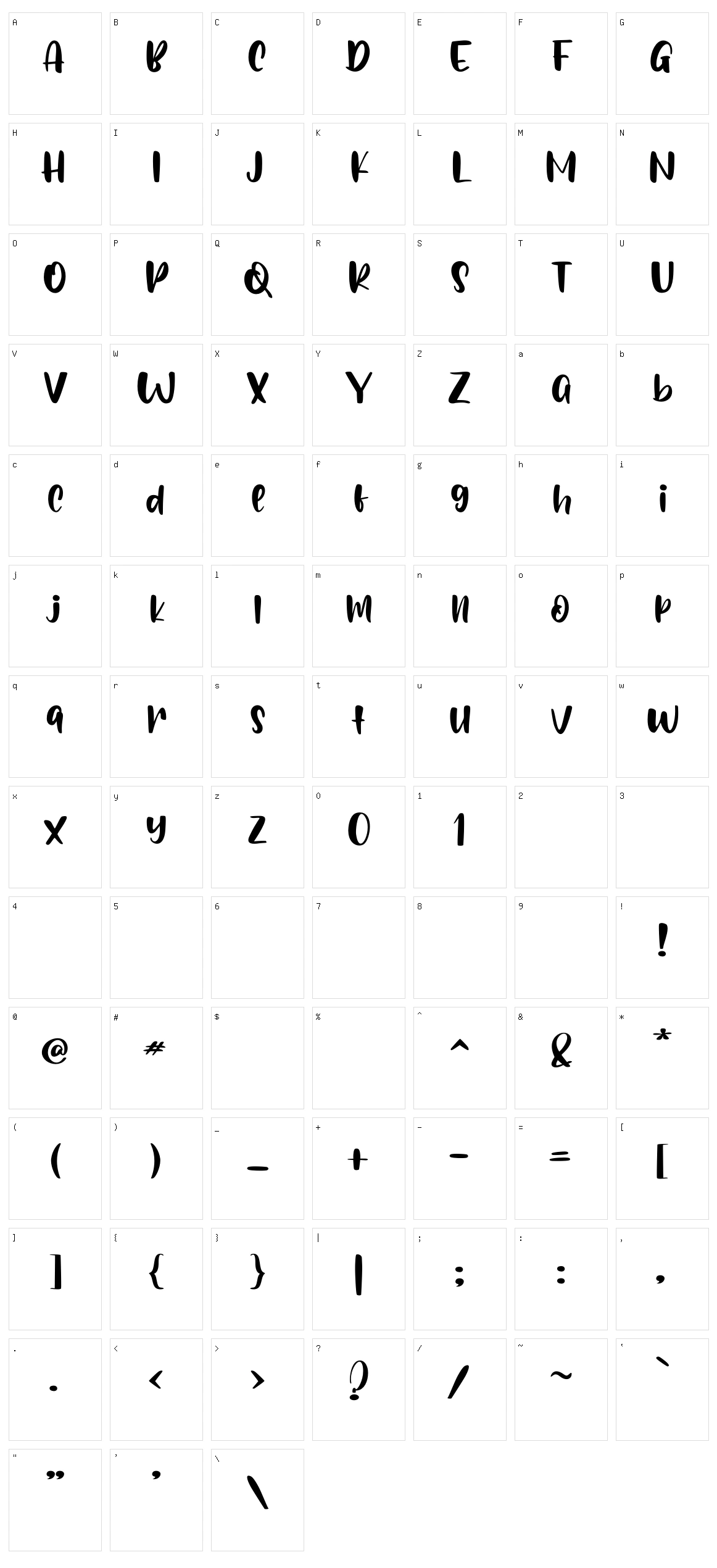 Big Stomach Character Set