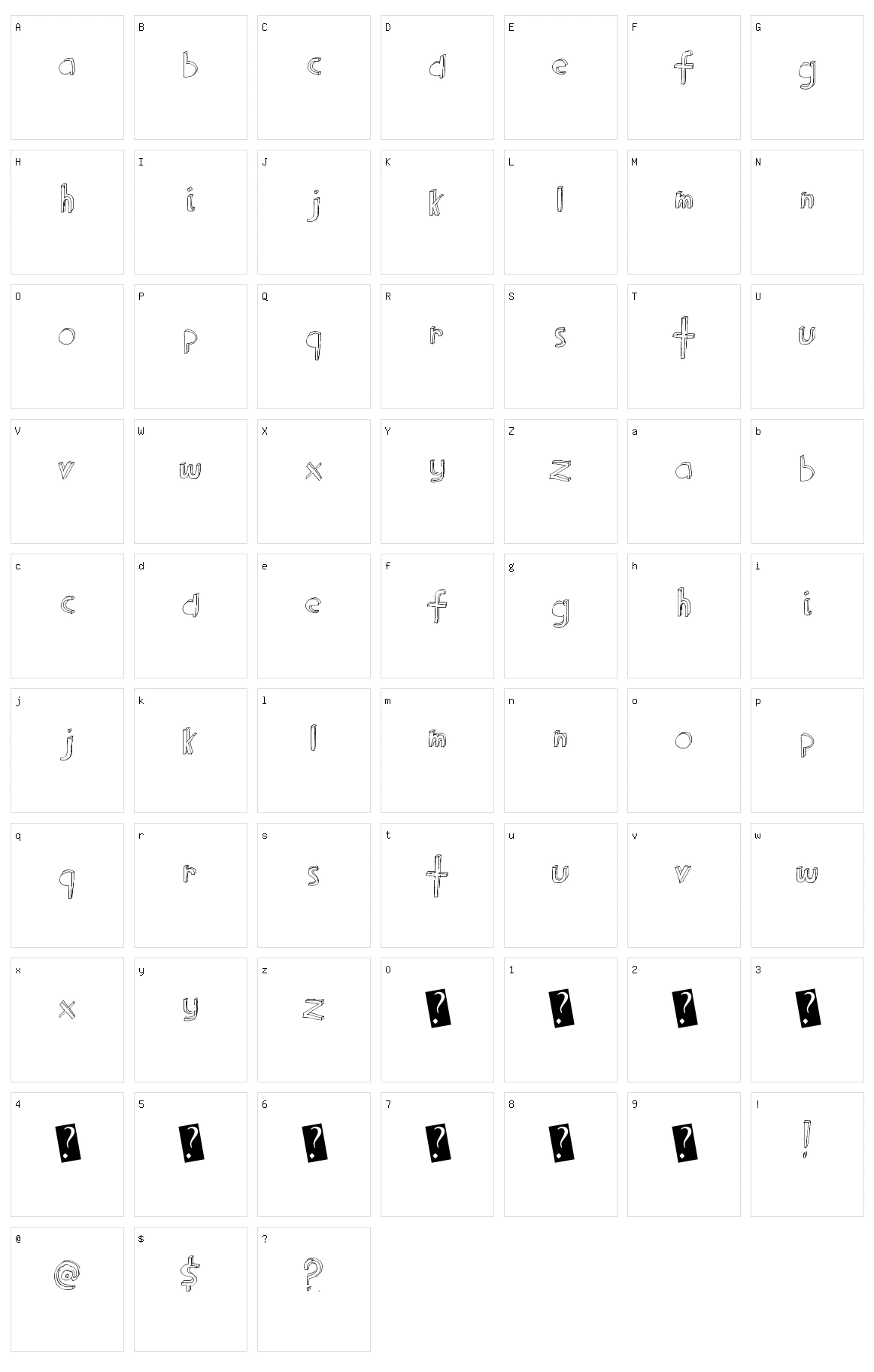 Block Party Character Set