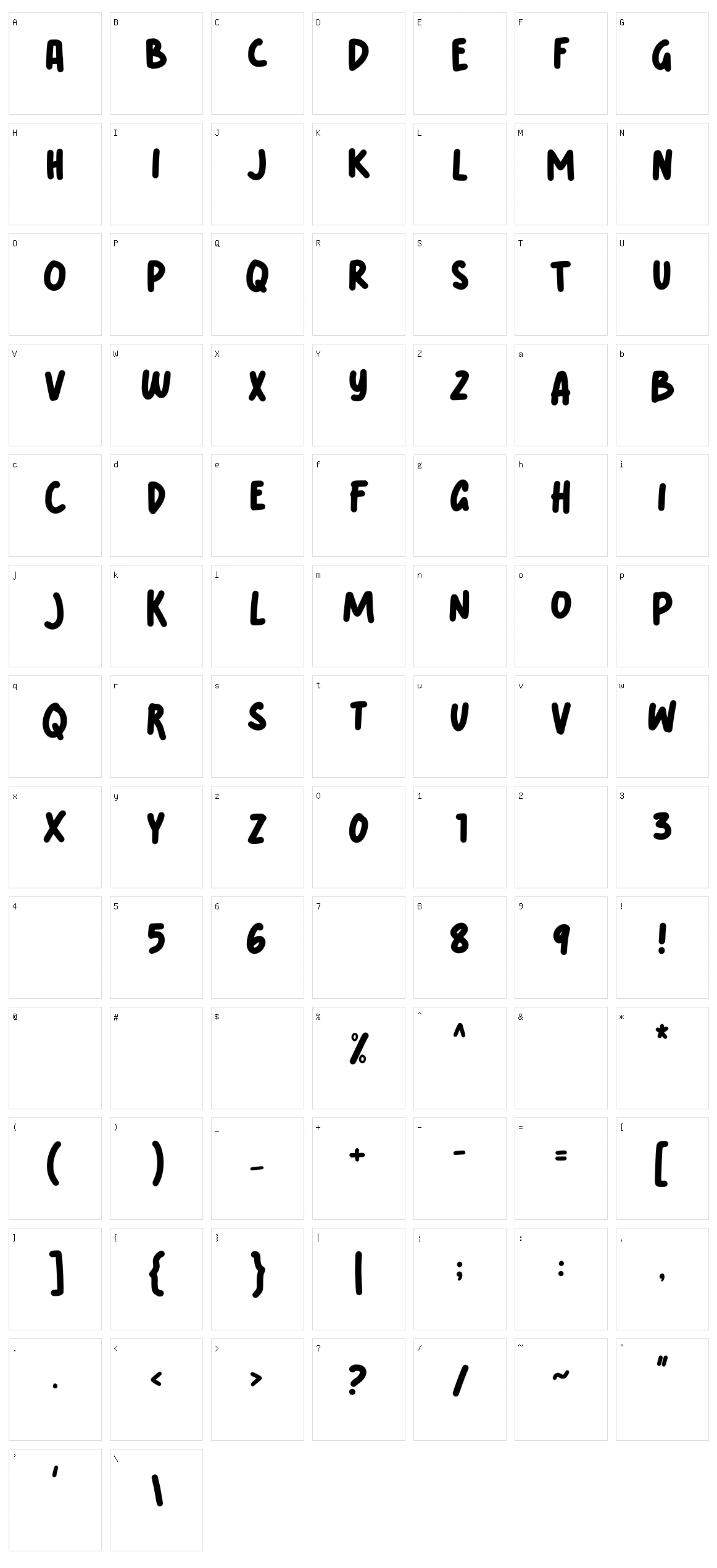 Bobba Tea Character Set