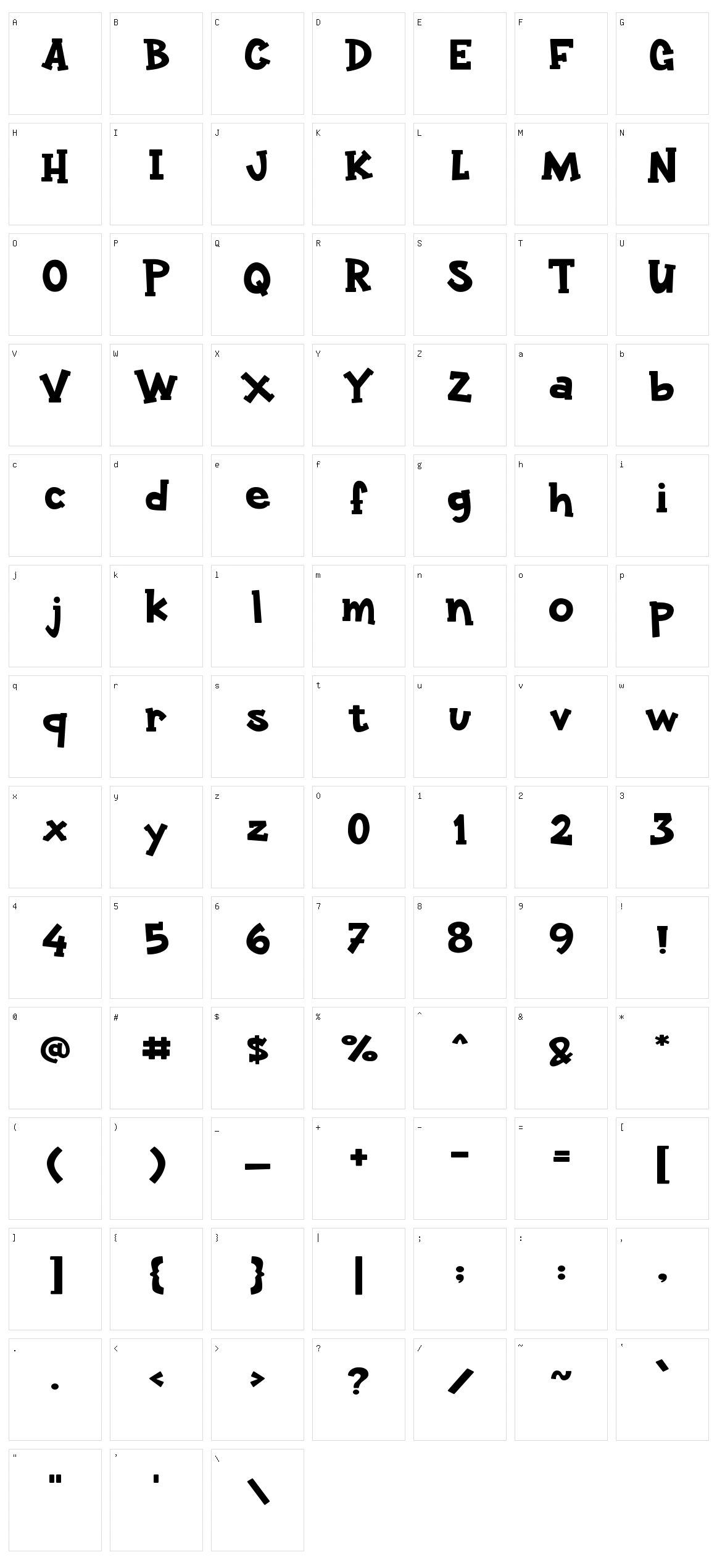 Bounty Kid Character Set