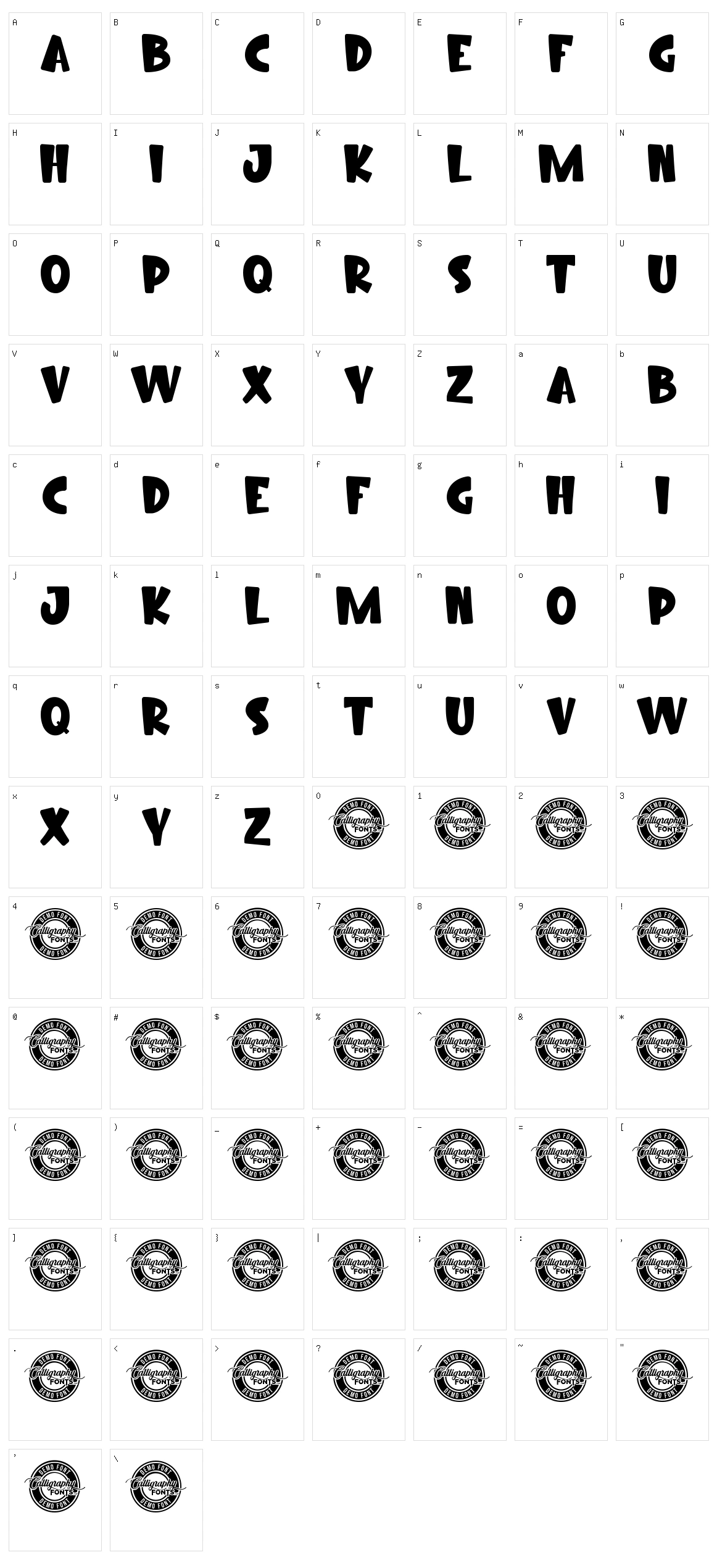 Brownie Cream Character Set