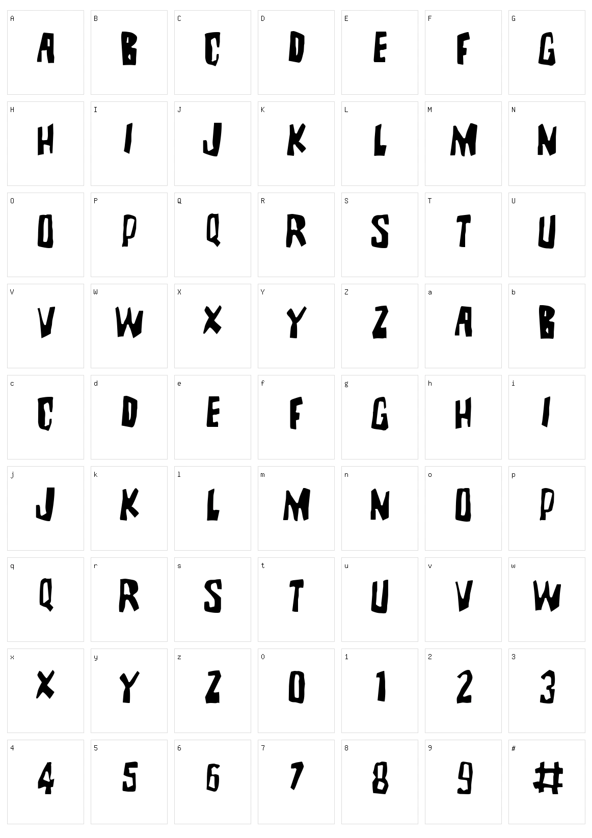 Brutality Character Set