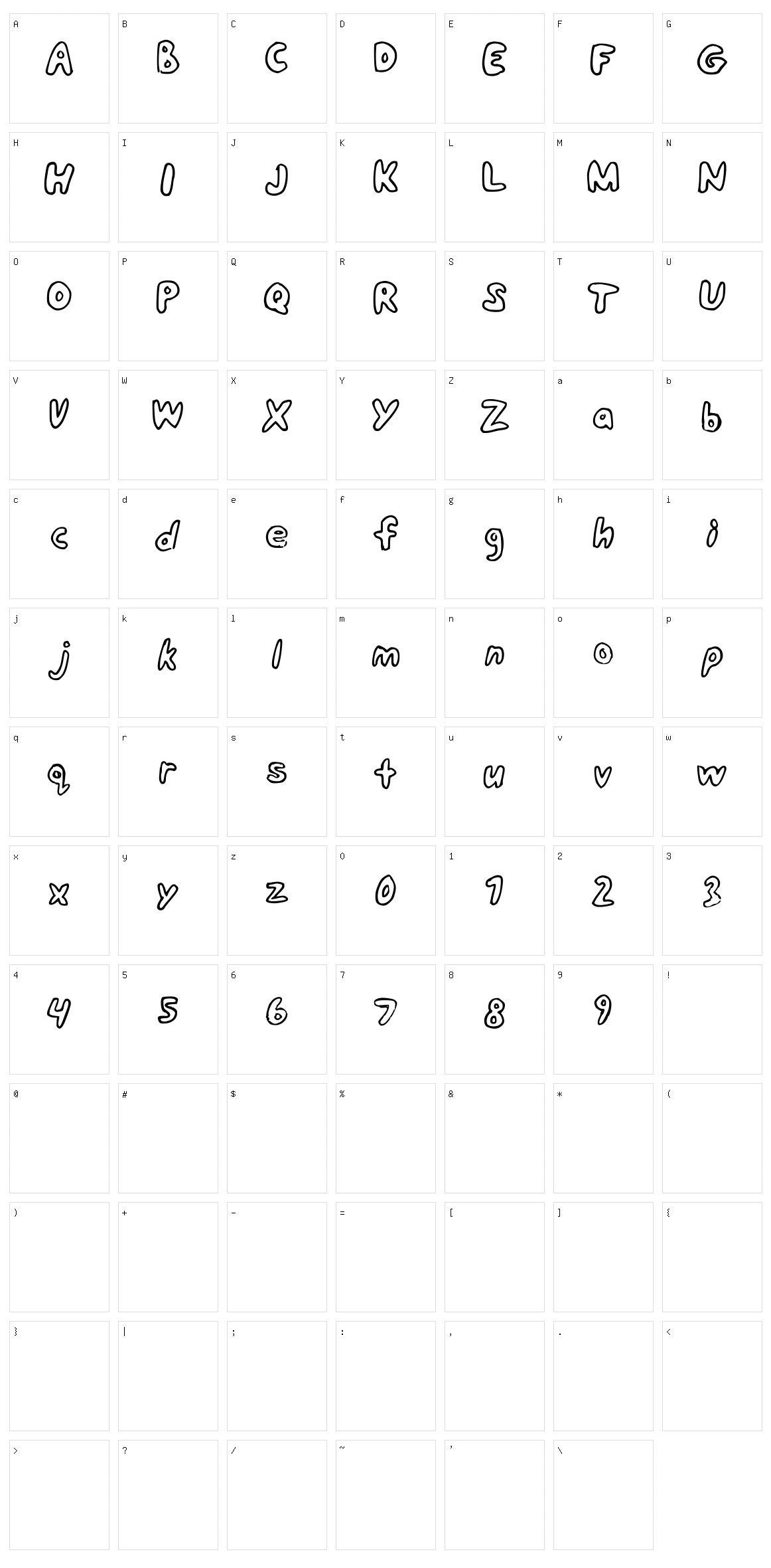 Bubble Bath Character Set