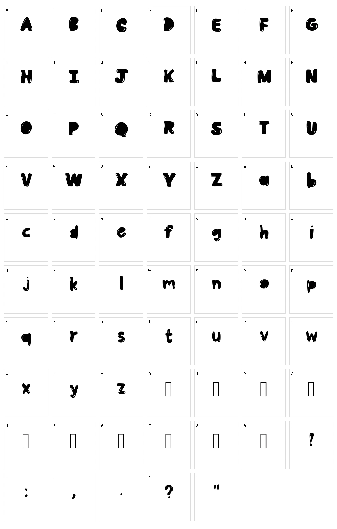 Bubble By Star Brillitos Character Set