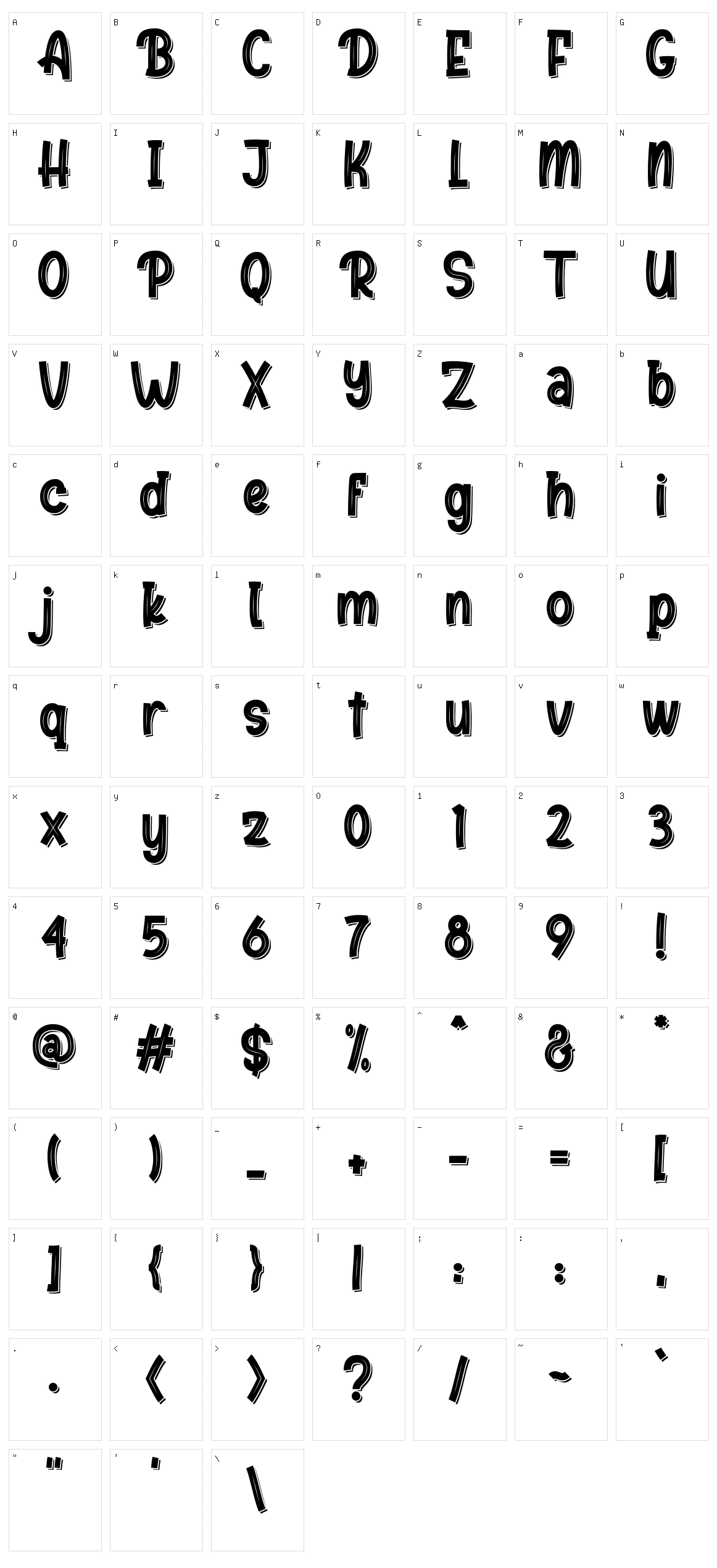 Bubble Love Character Set