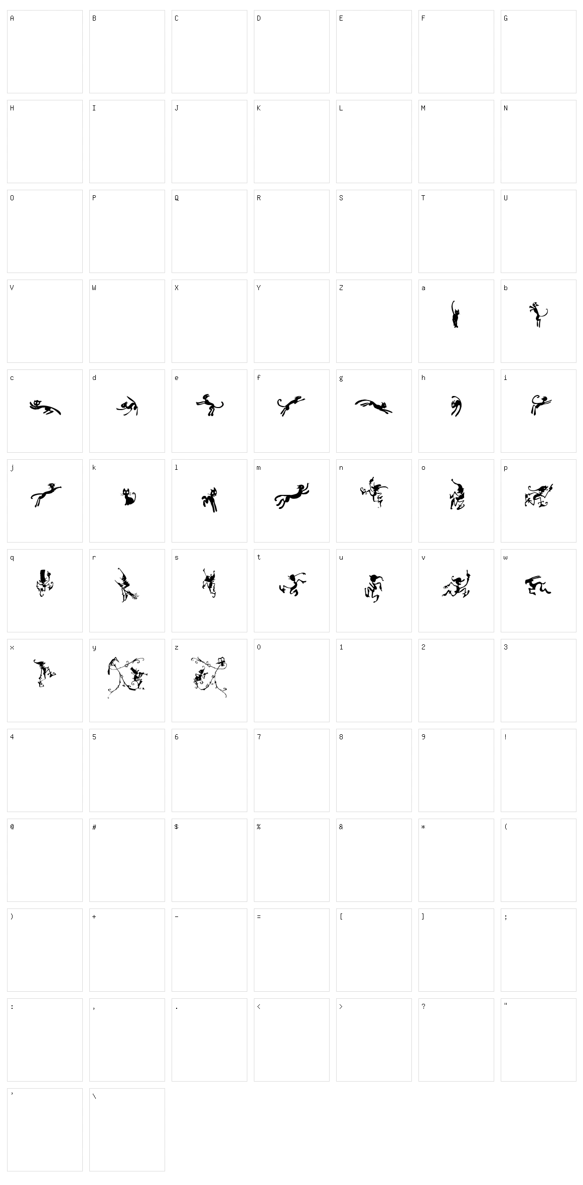 Halloweenies Character Set