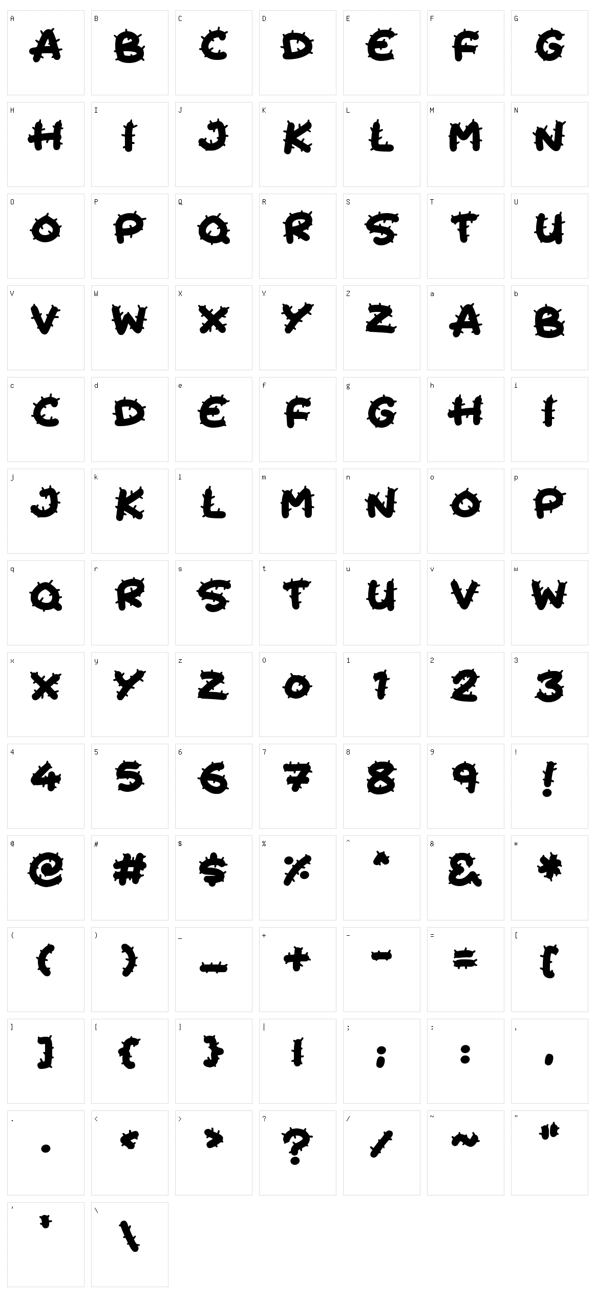 Cactus Cuties Character Set