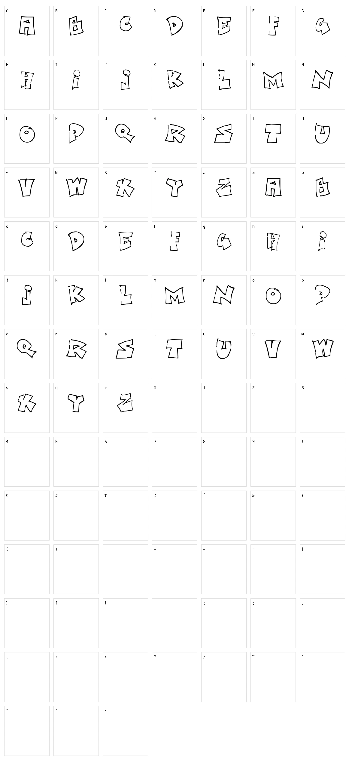 Bored Schoolboy Character Set