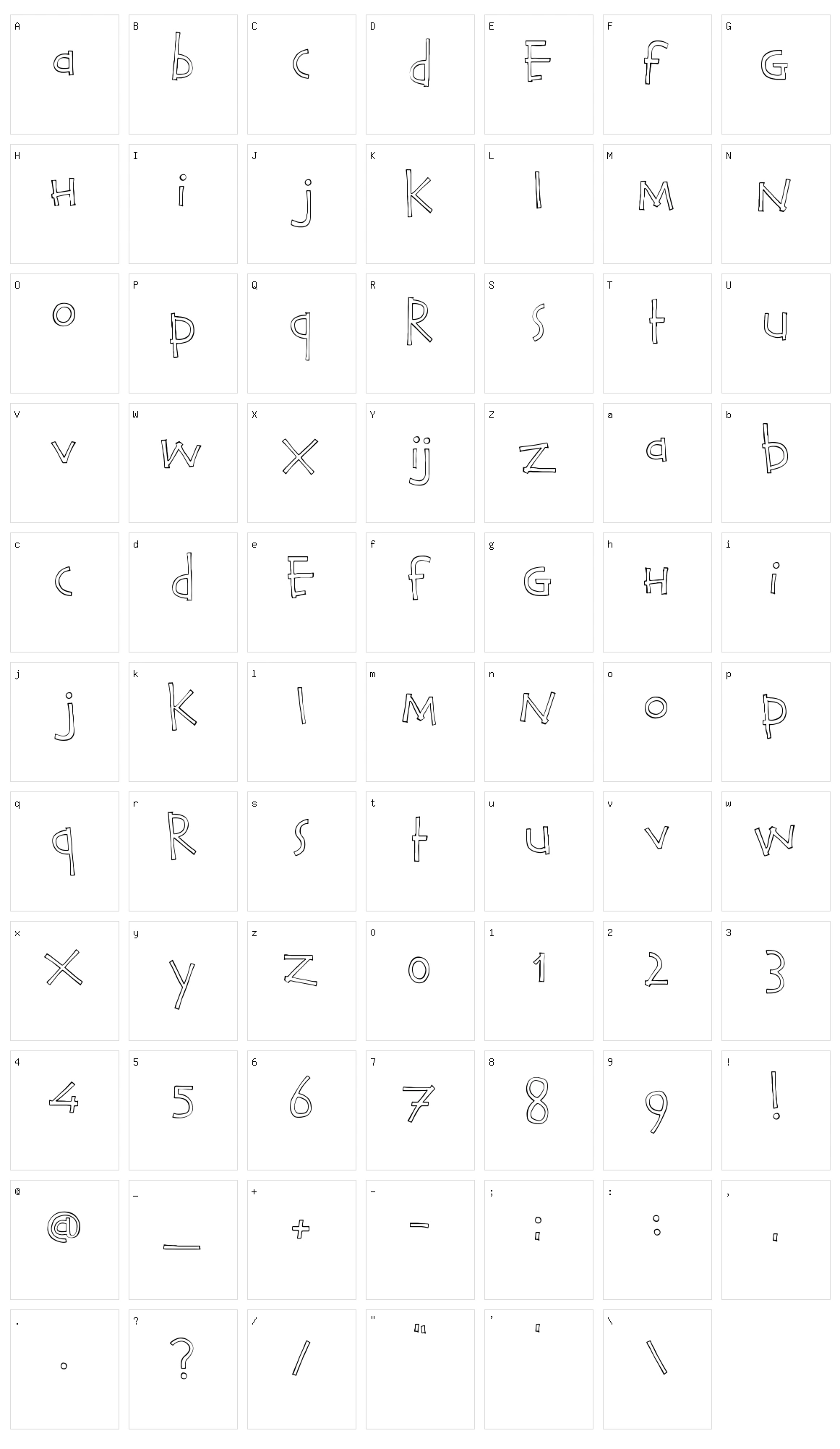 Calvin and Hobbes Character Set