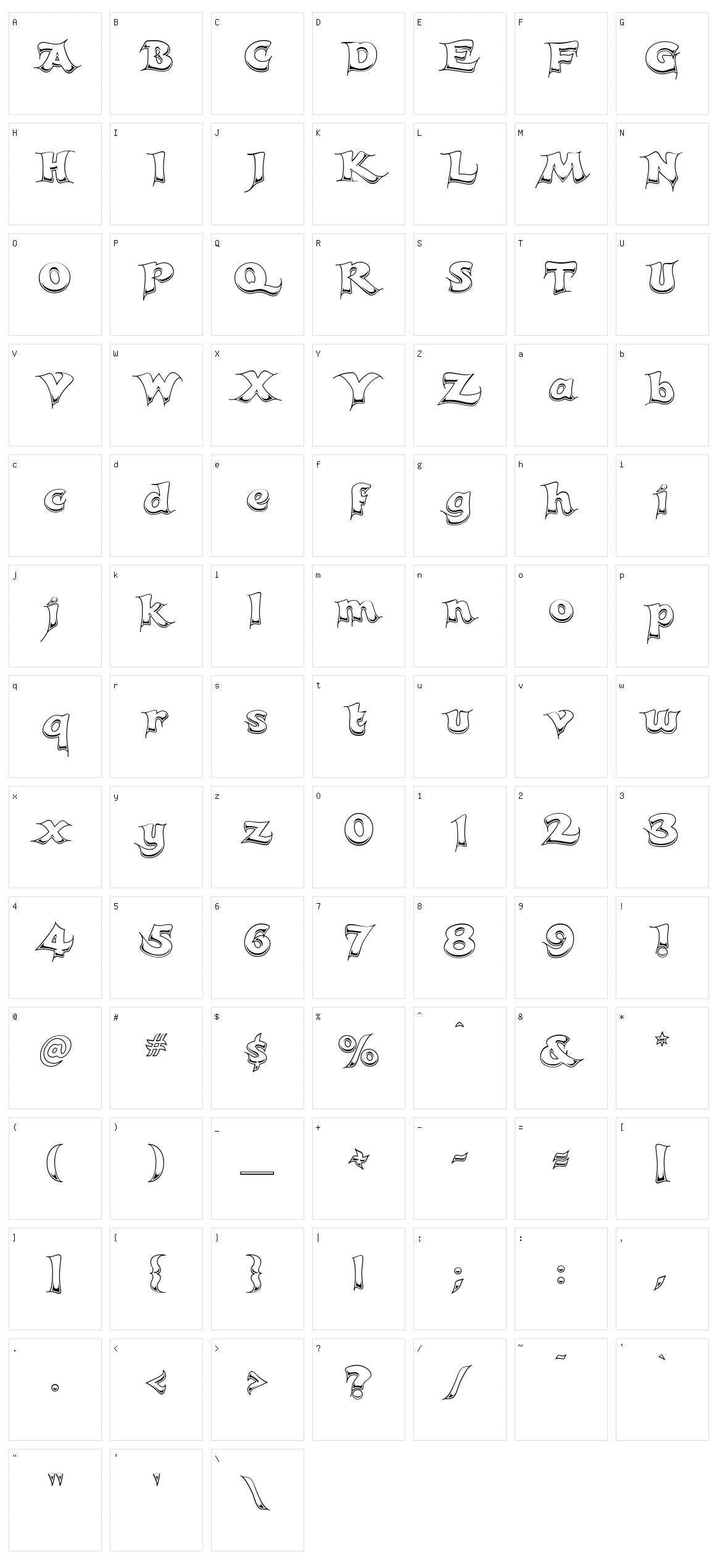 Candles Character Set