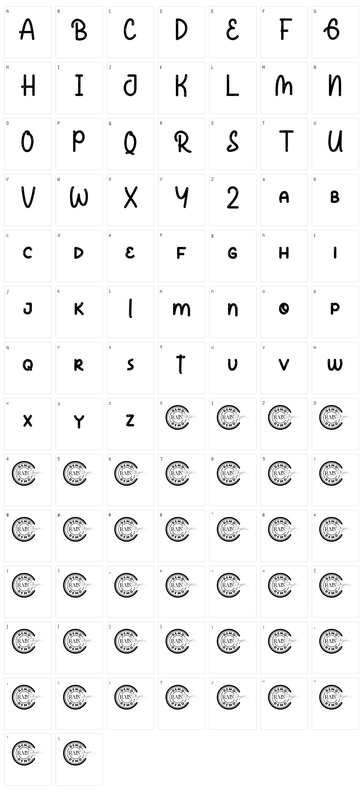 Candy Gum Character Set