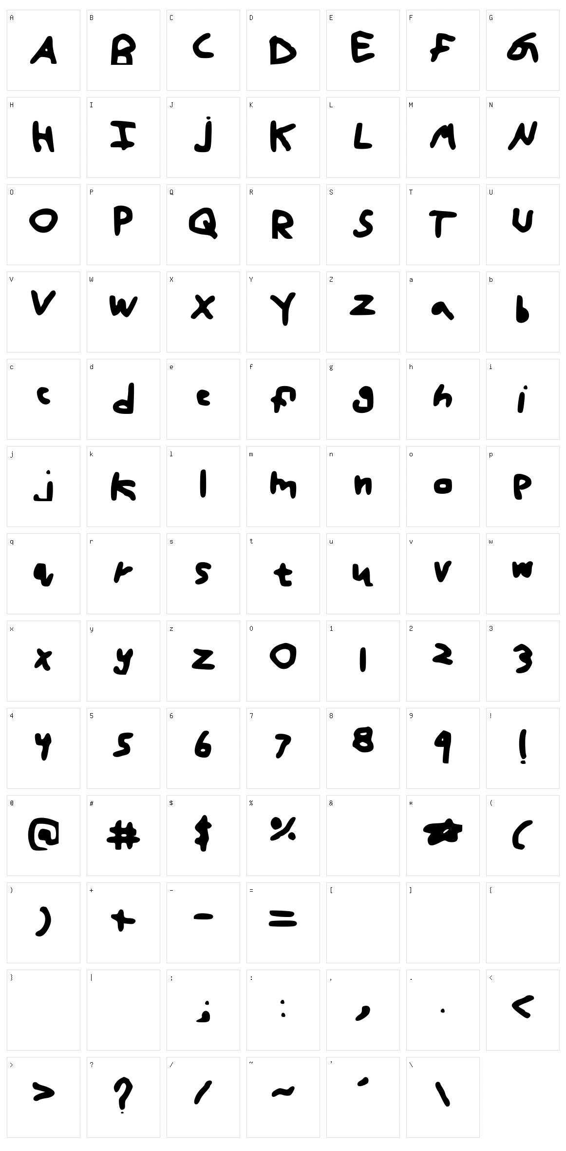 Cartoon Character Set