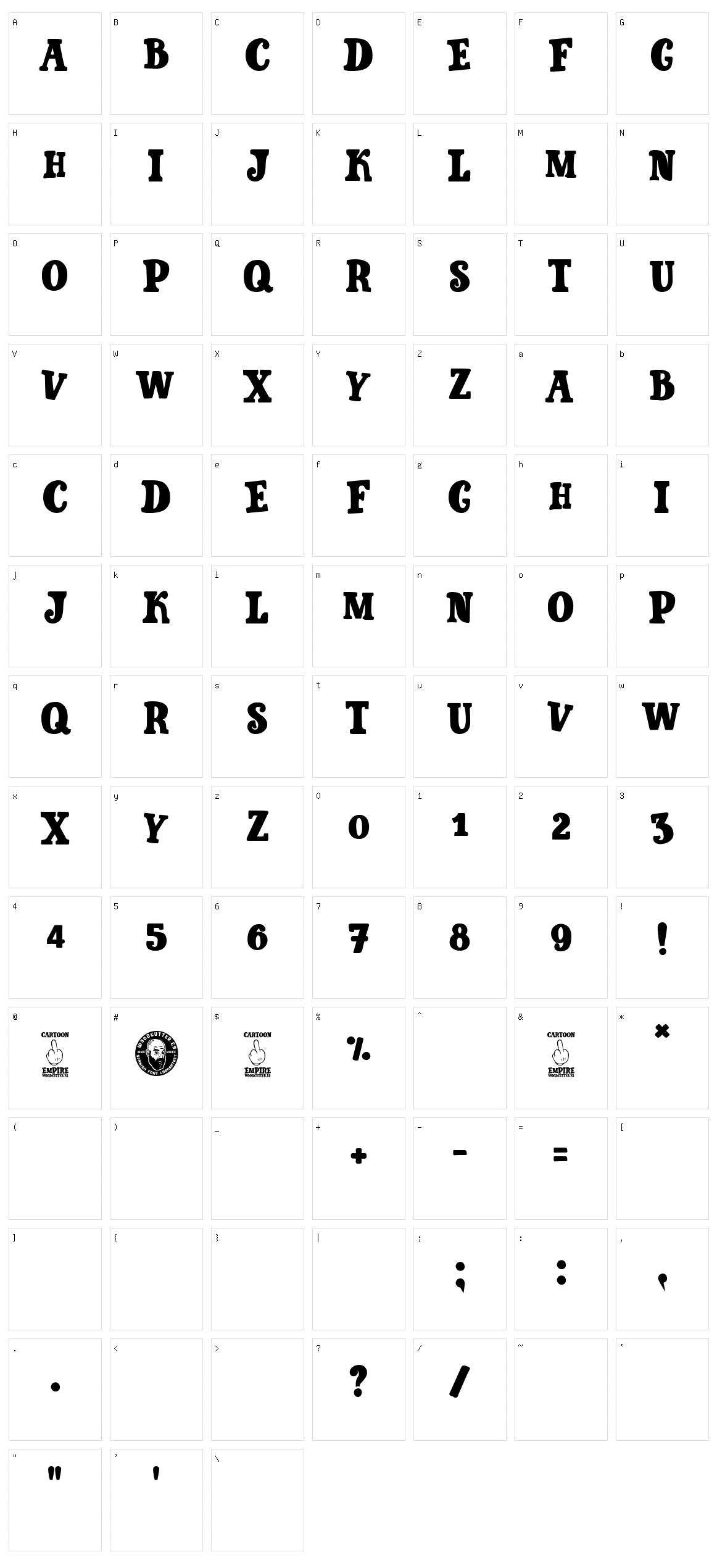 Cartoon Empire Character Set