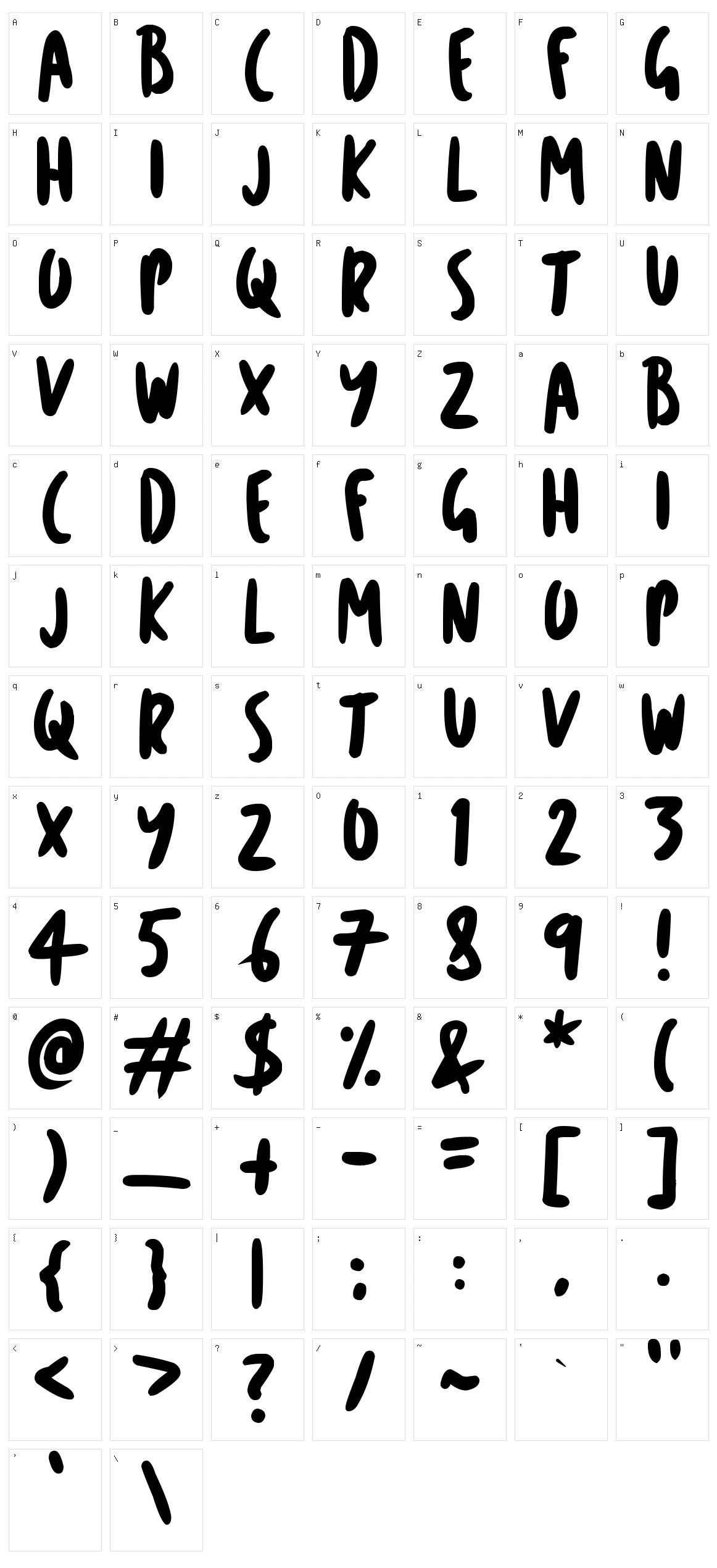 Cartoon Marker Character Set