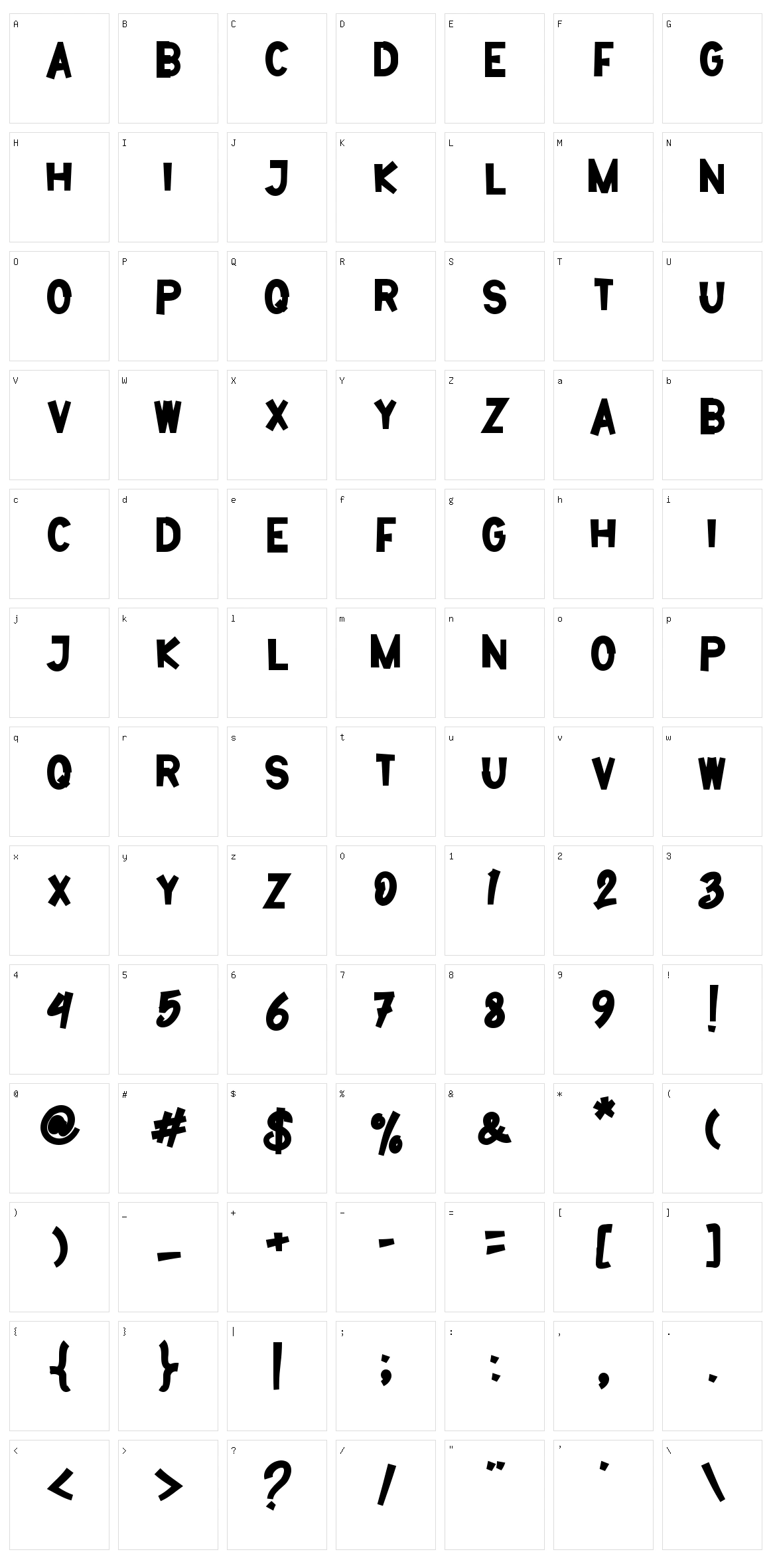 Cartoon Town Character Set