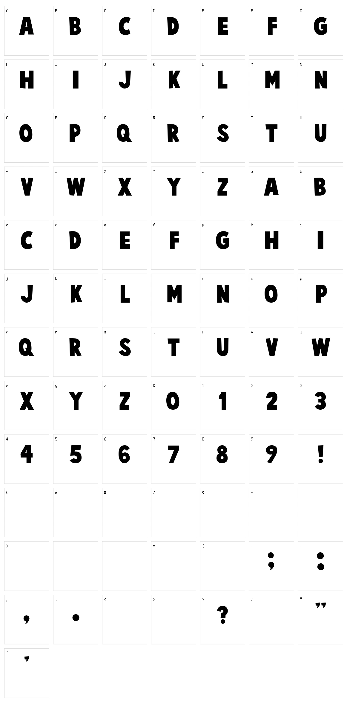 Cartoonist Kooky Character Set