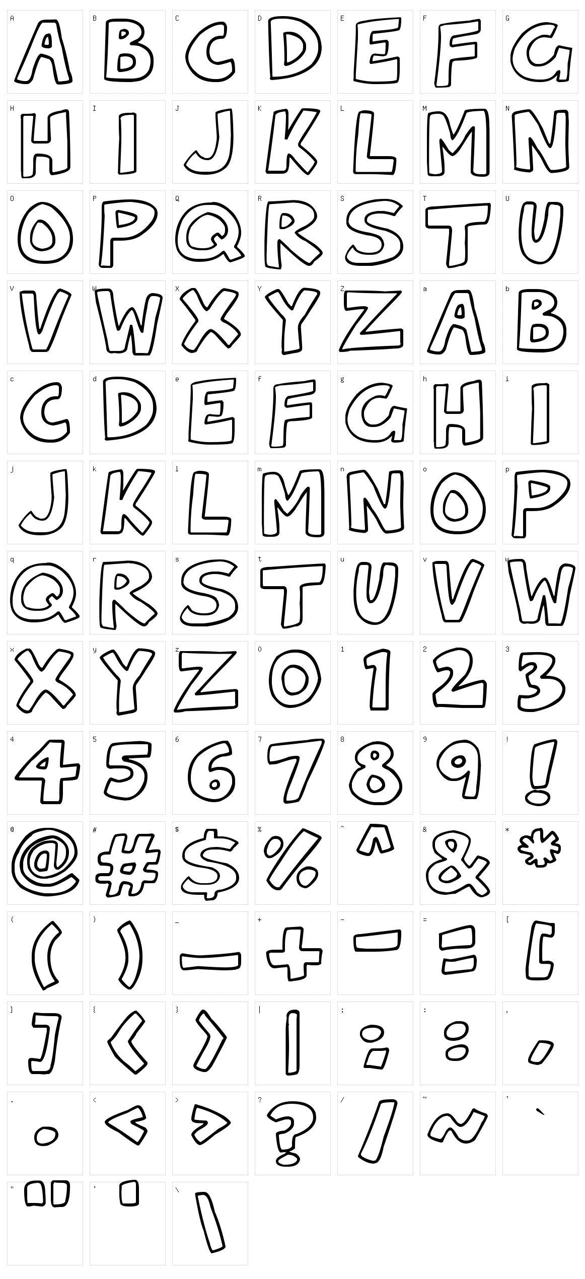 Cartoonlings Character Set