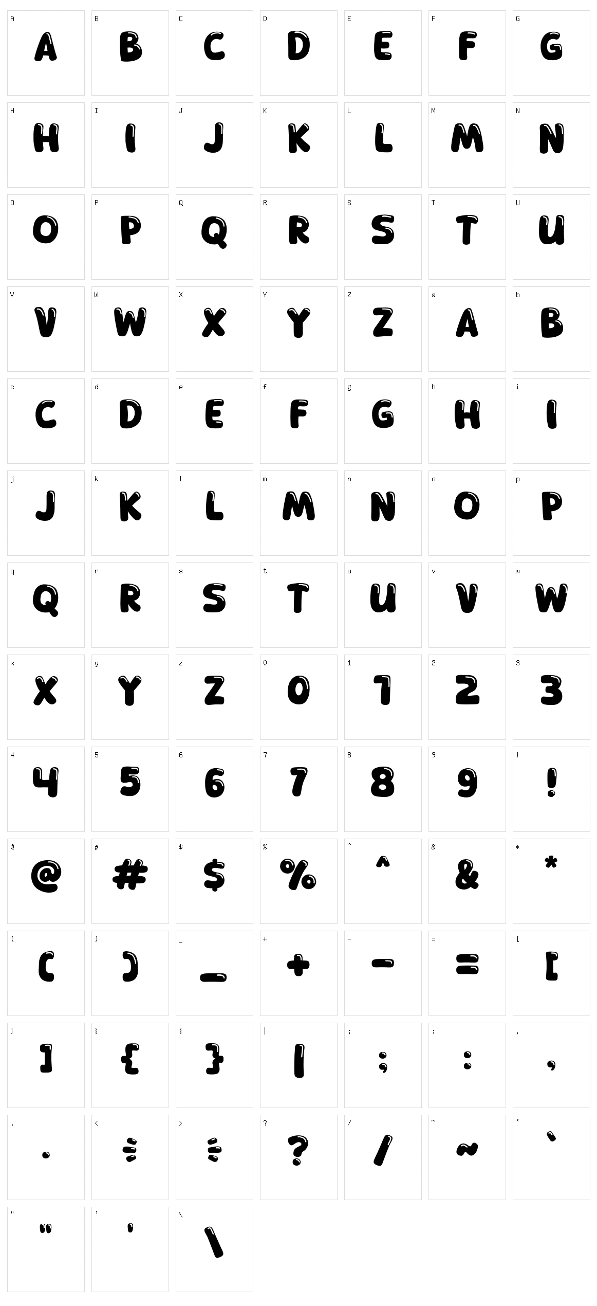 Catboo Character Set