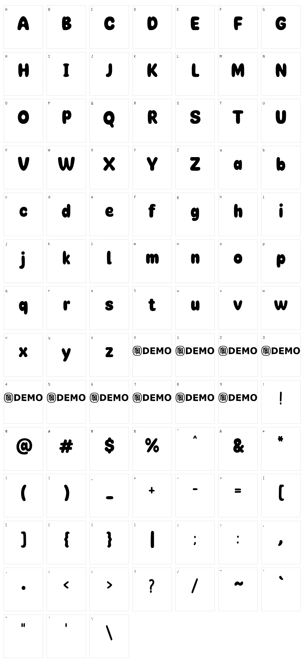 Catchy Melody Character Set