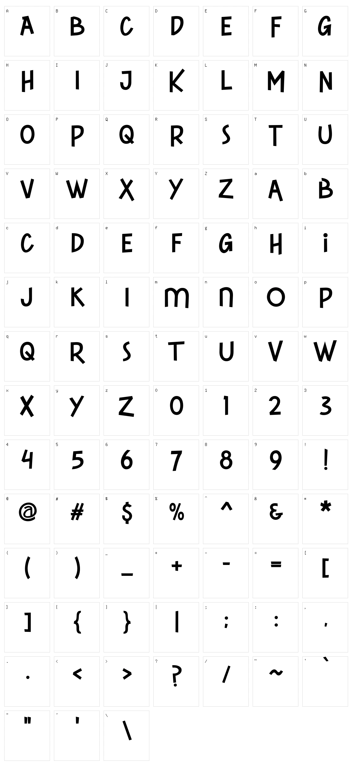 Central Processing Character Set