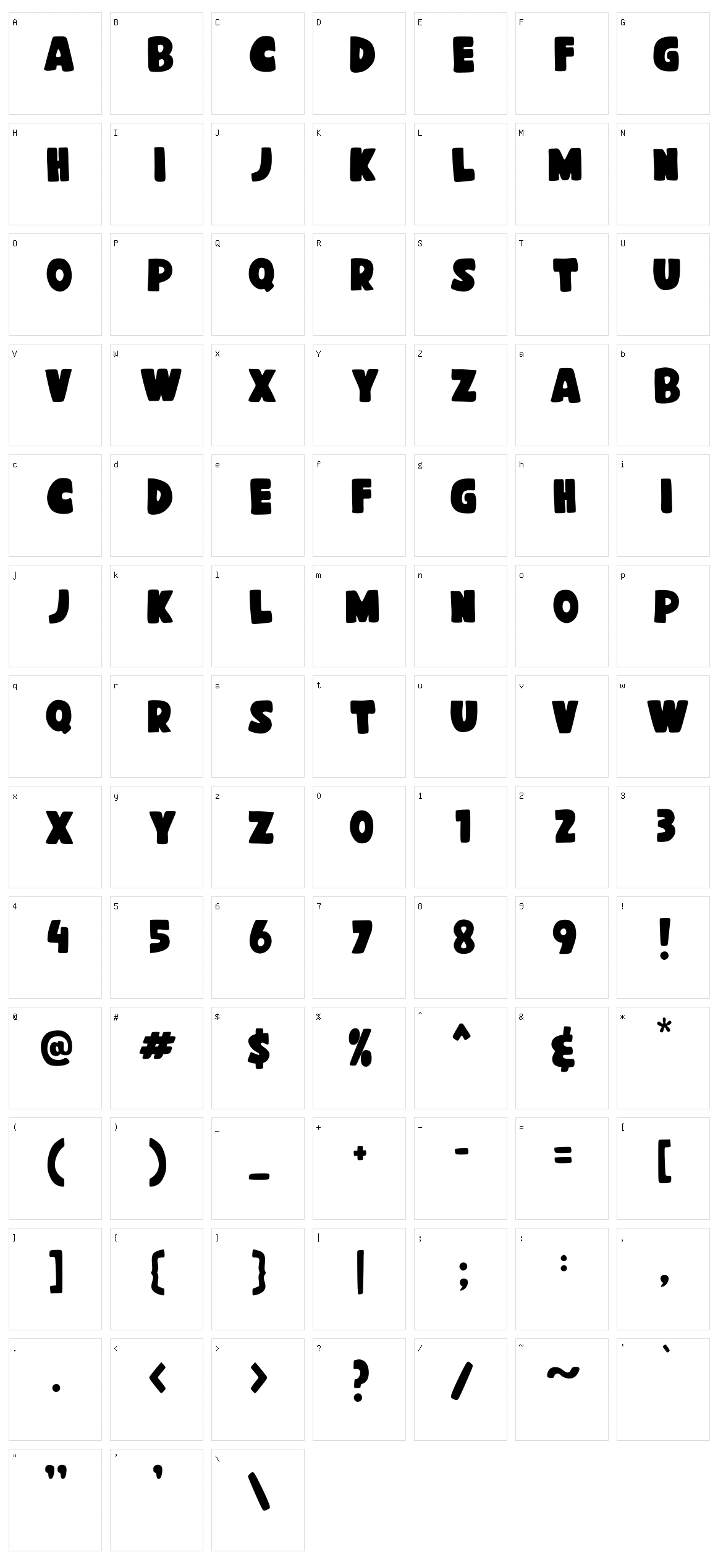 Cheese Butter Cream Character Set