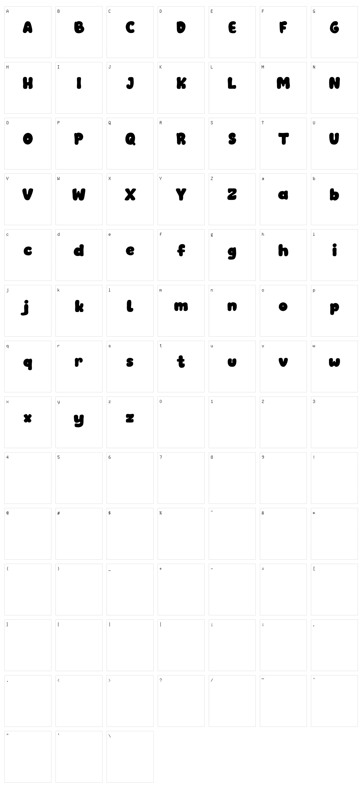 Chelos Character Set