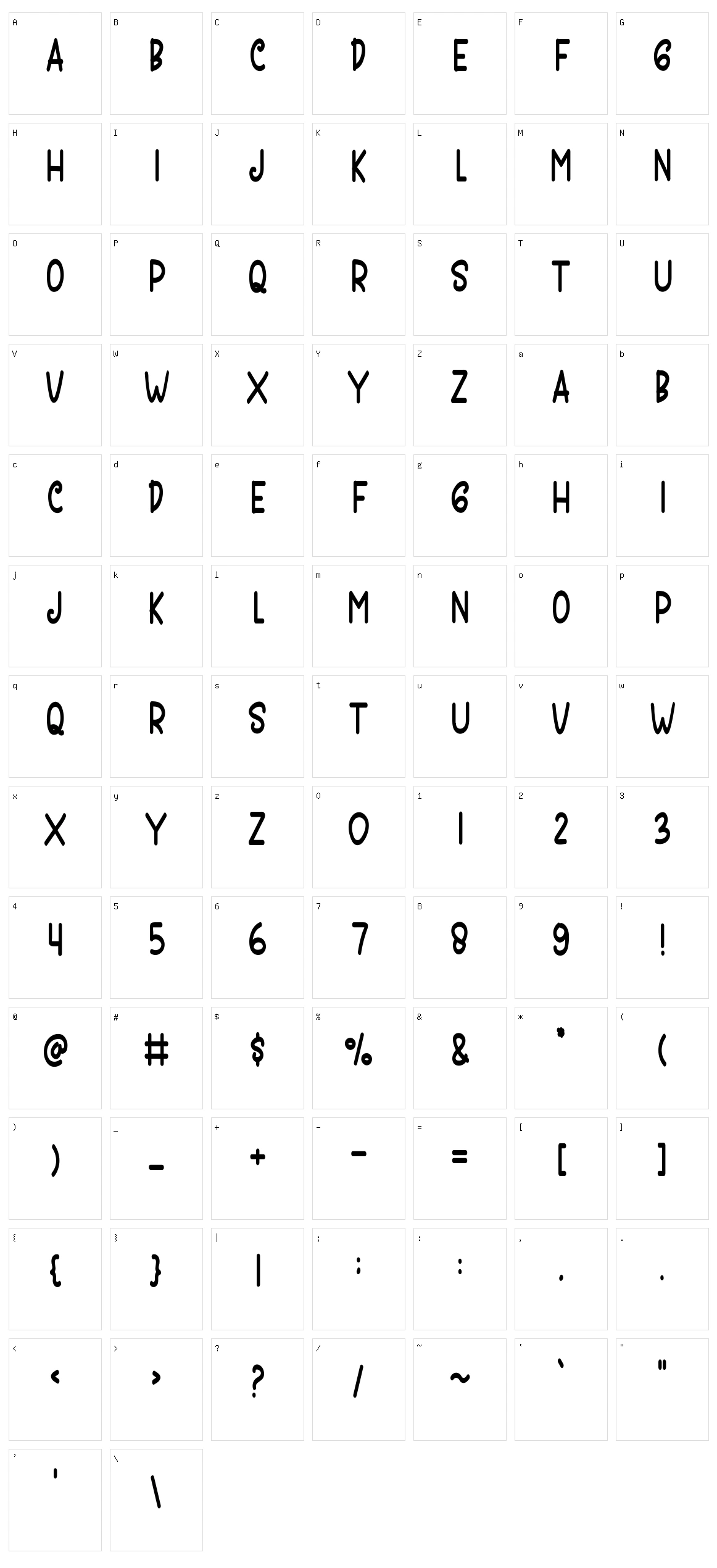 Child Bro Character Set