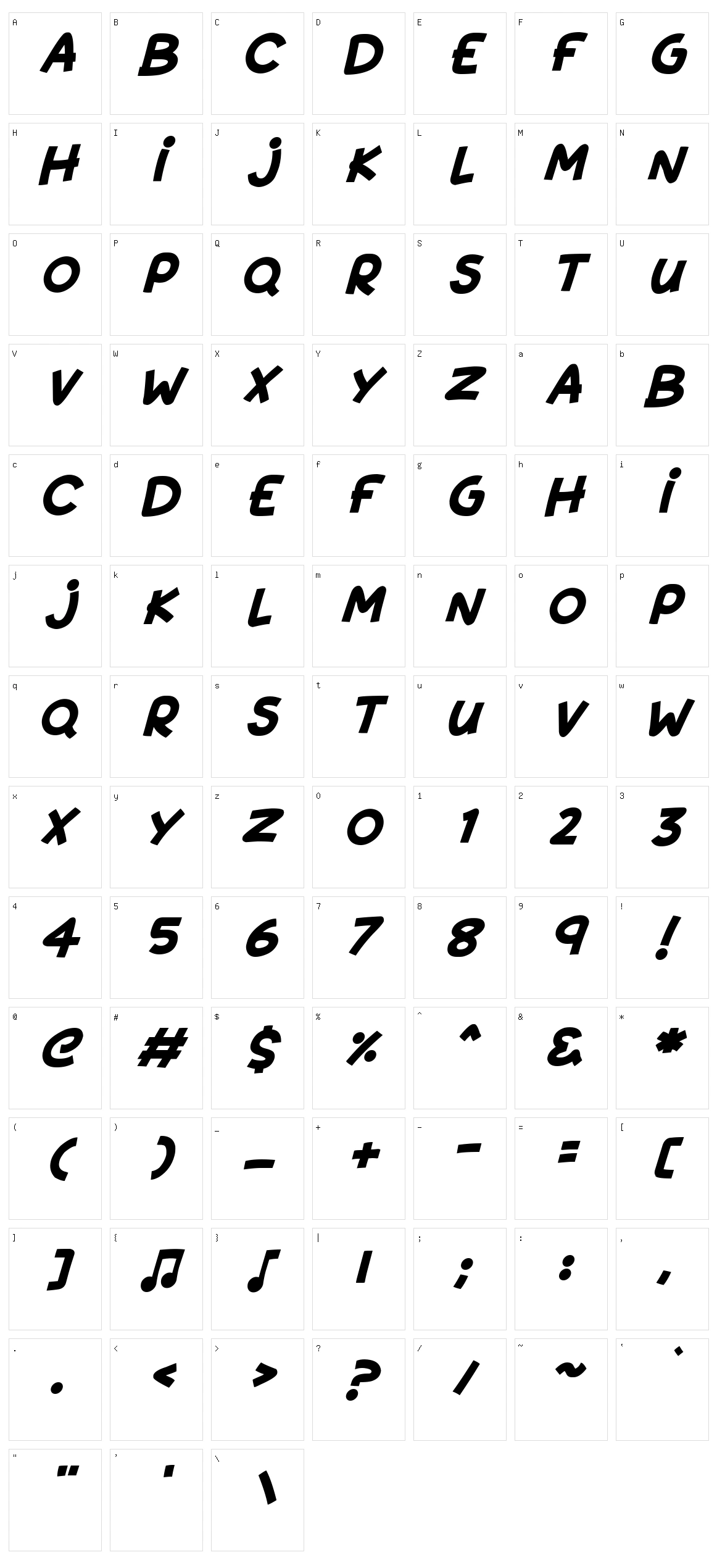 Christmas Carols Character Set