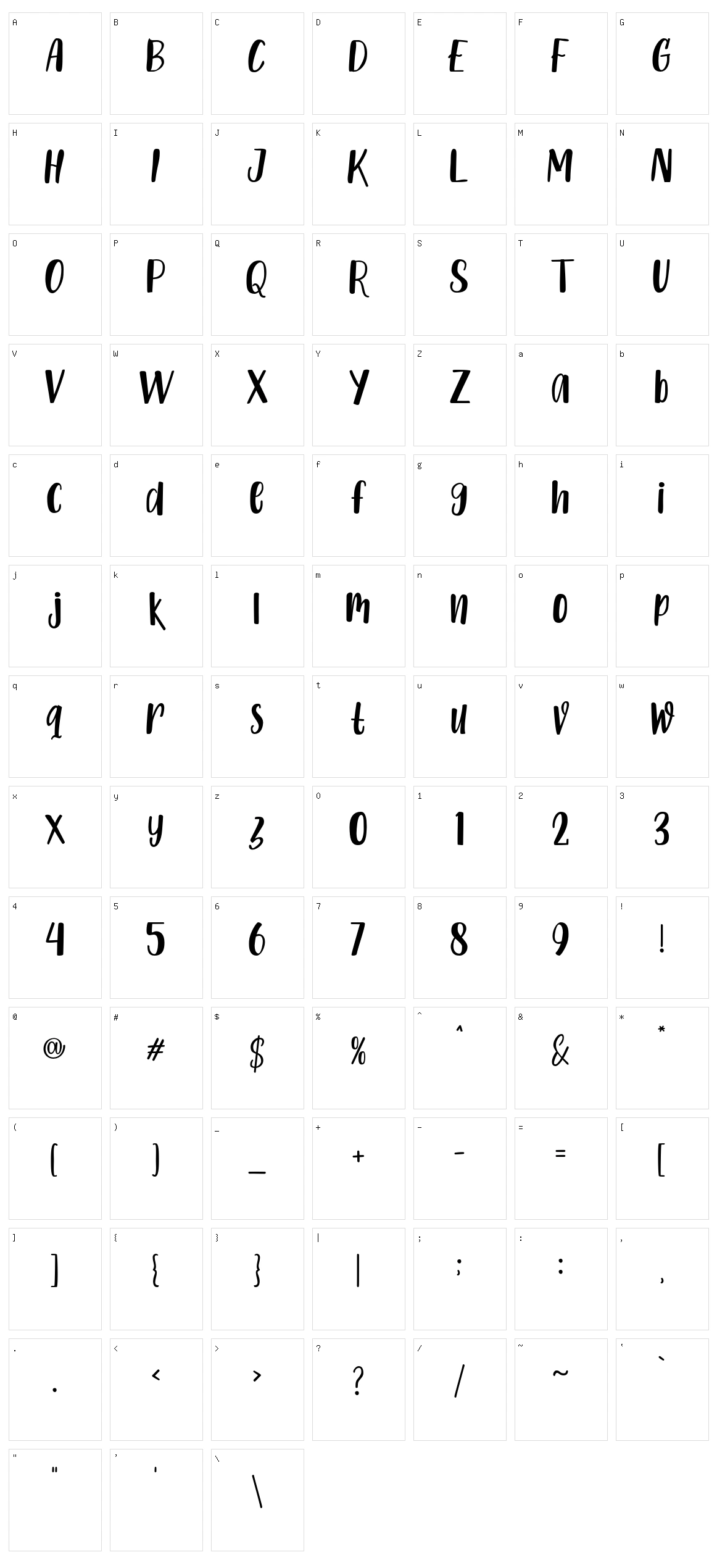 Cloudy Character Set