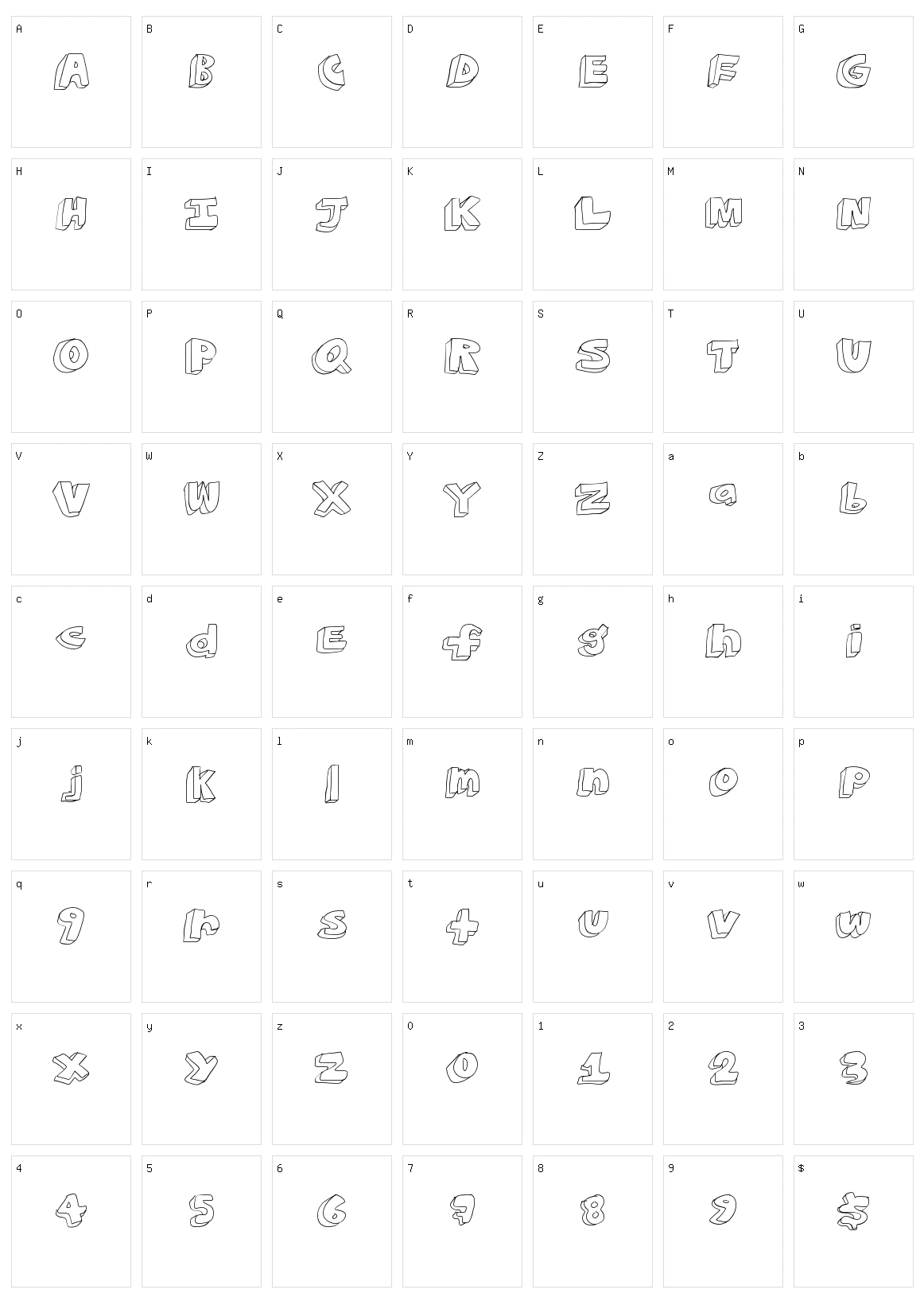 Club House Character Set