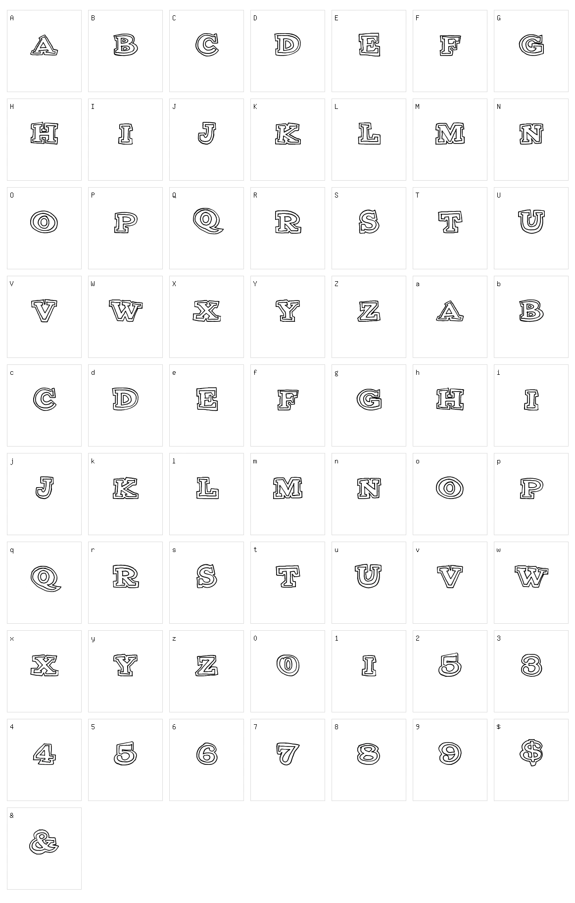 Club Sport Character Set
