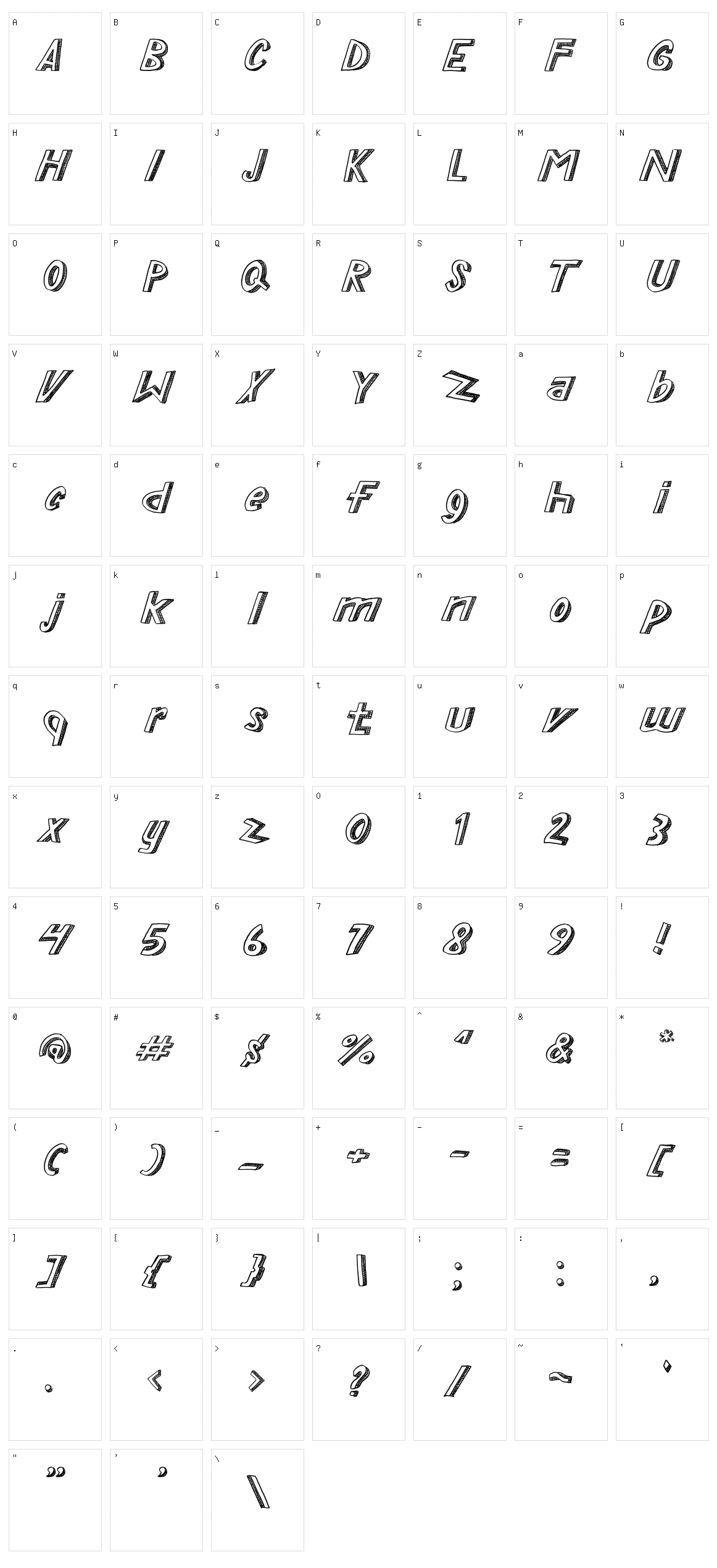 Coco Empire Character Set