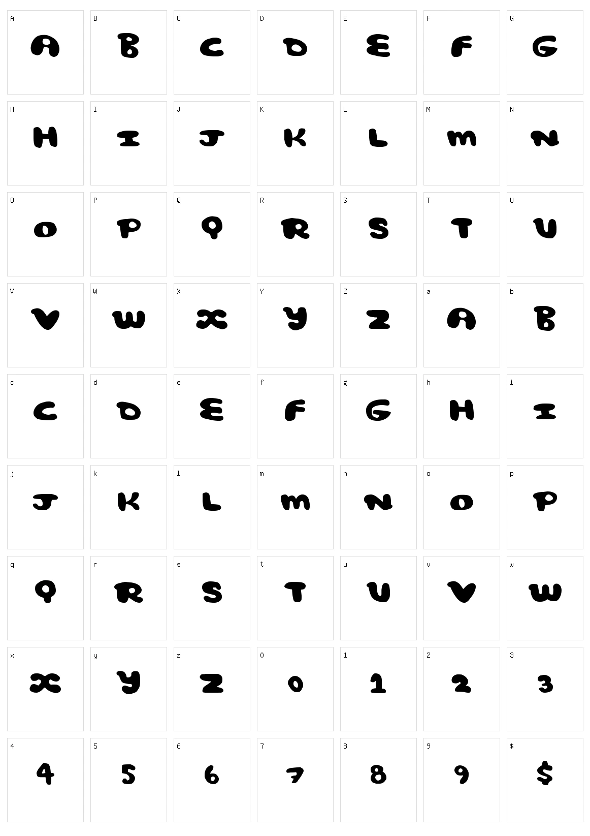 Comic Bubble Character Set