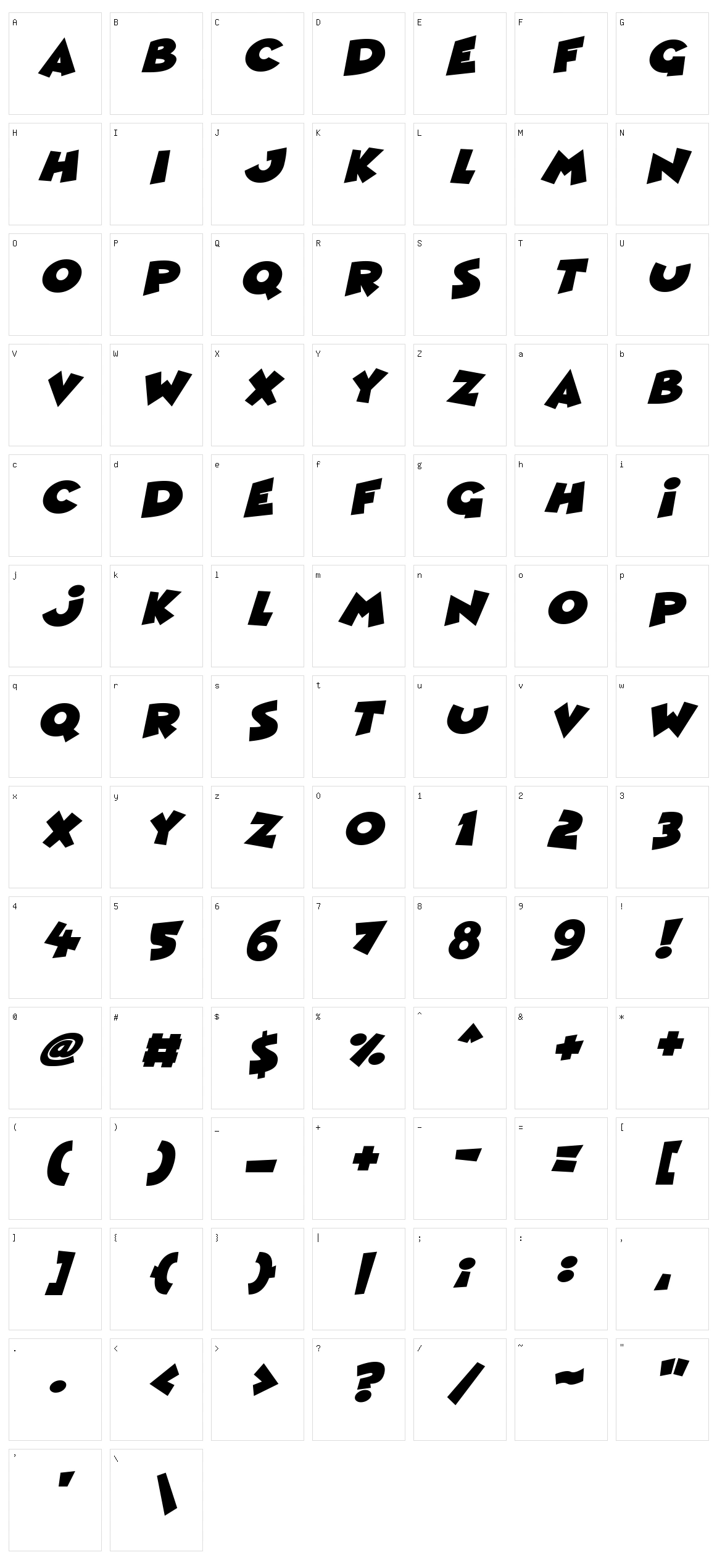 Comic Queens Character Set