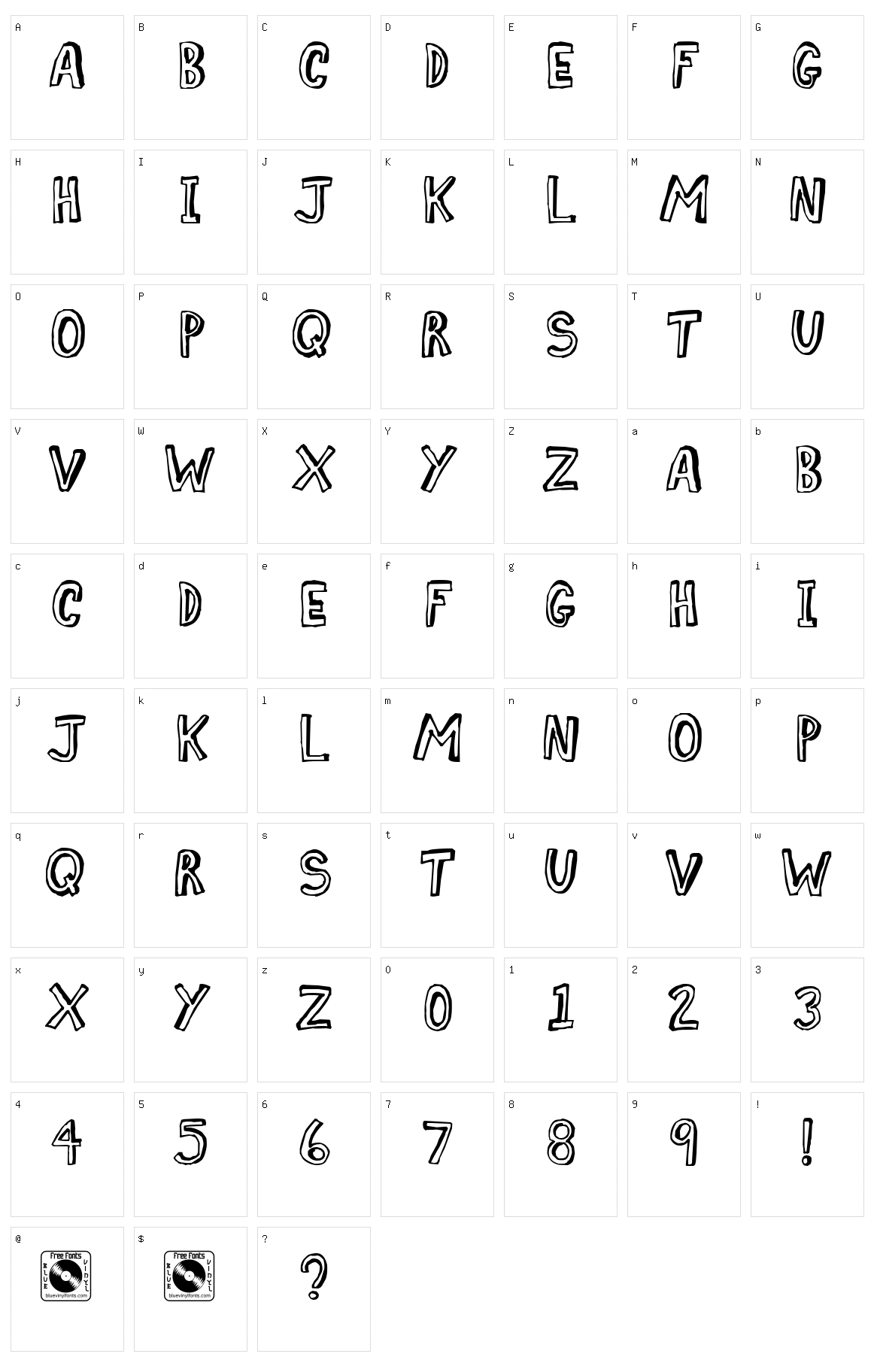 Comic Zine Character Set