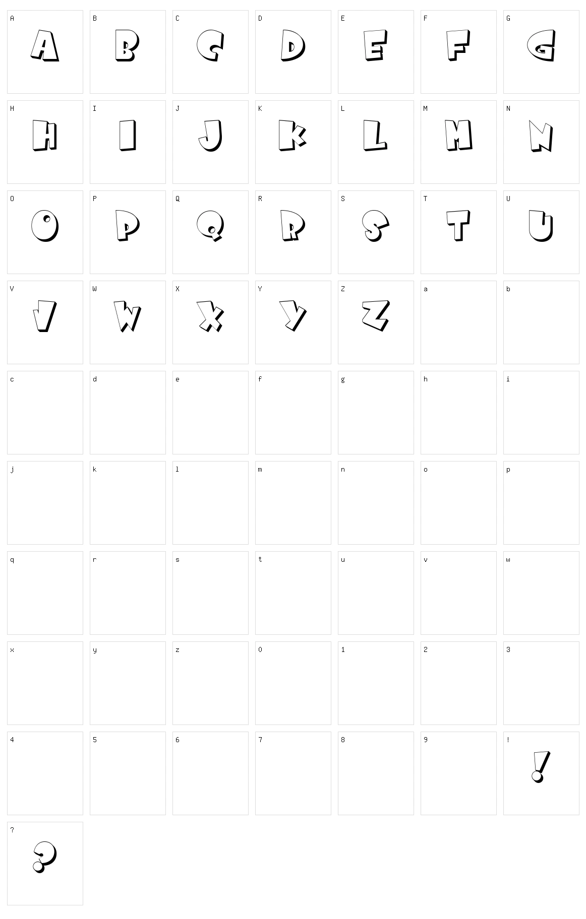 Comicartoon Character Set