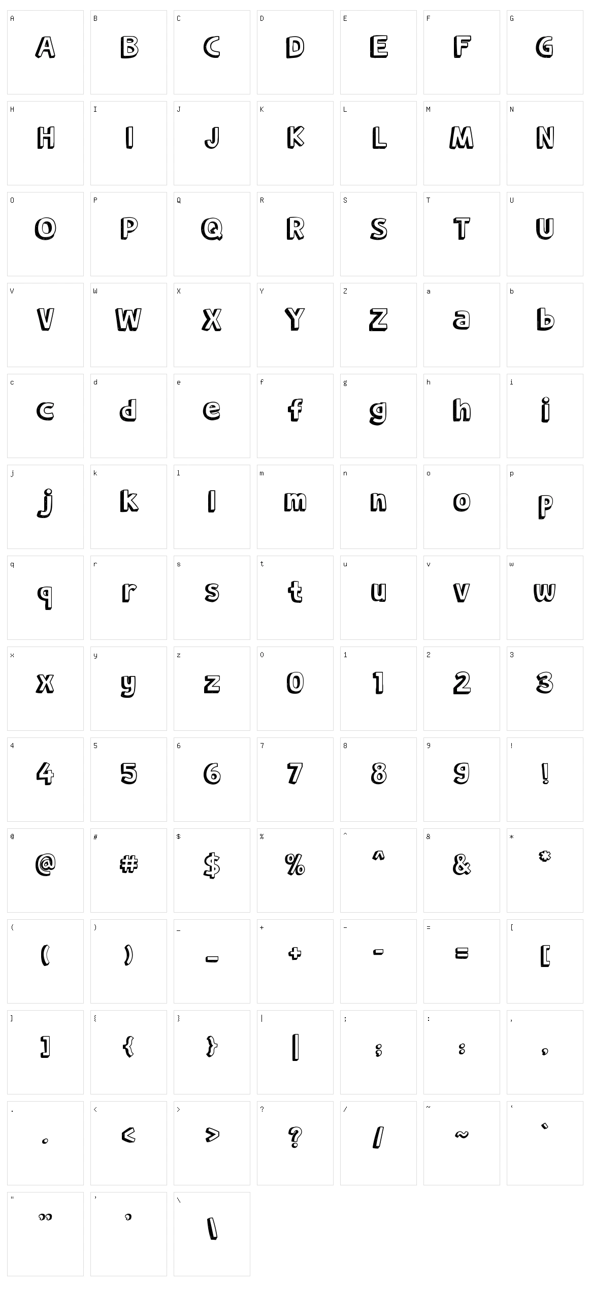 Comication Character Set