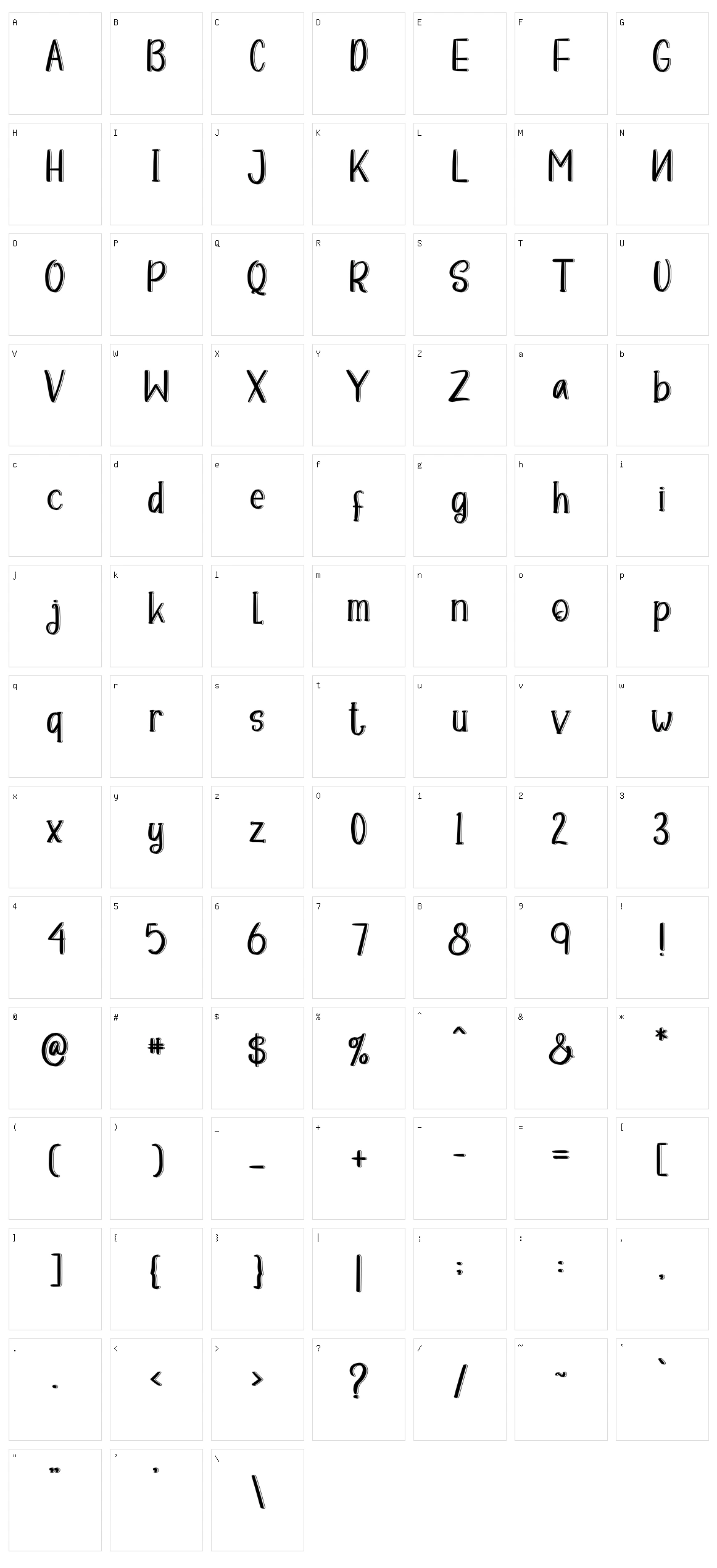 Comics Cartoon Character Set