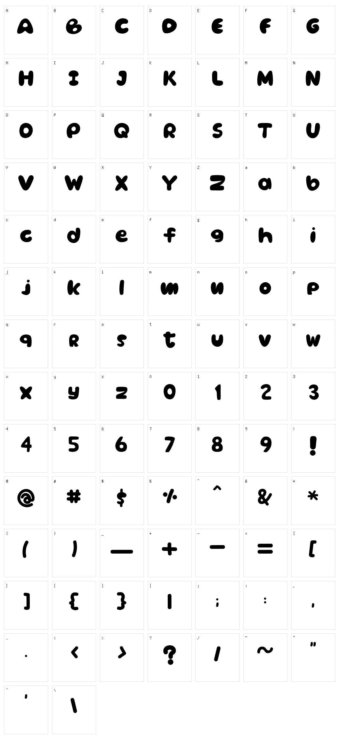 Cookie Character Set