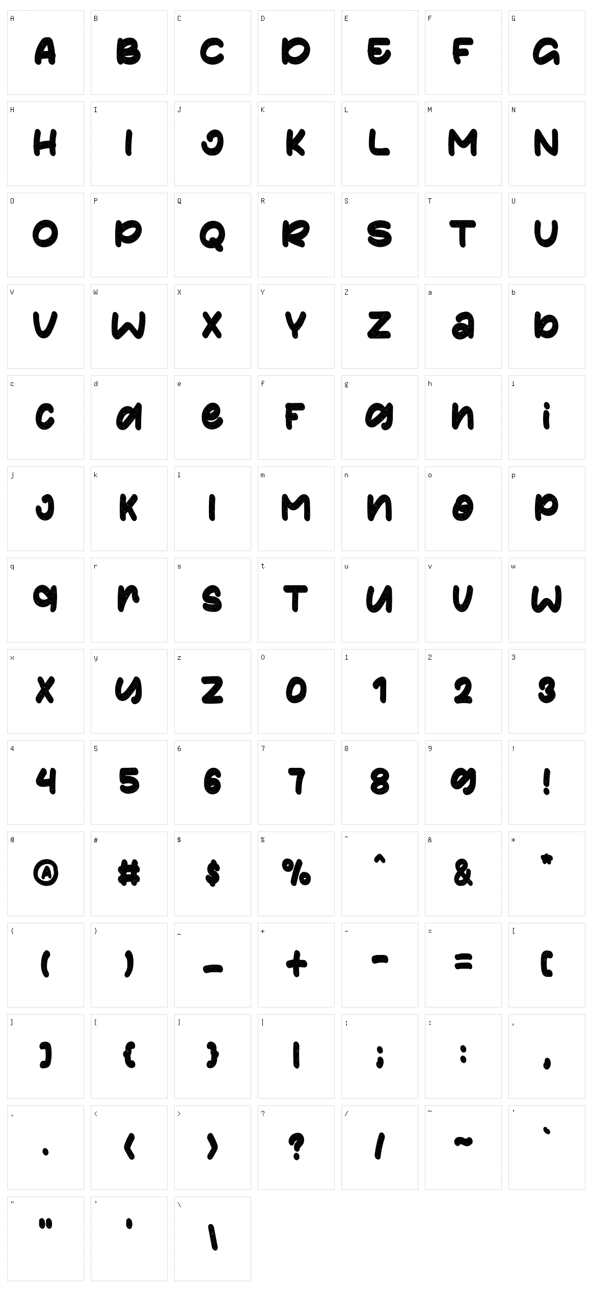 Cosmopolitan Character Set