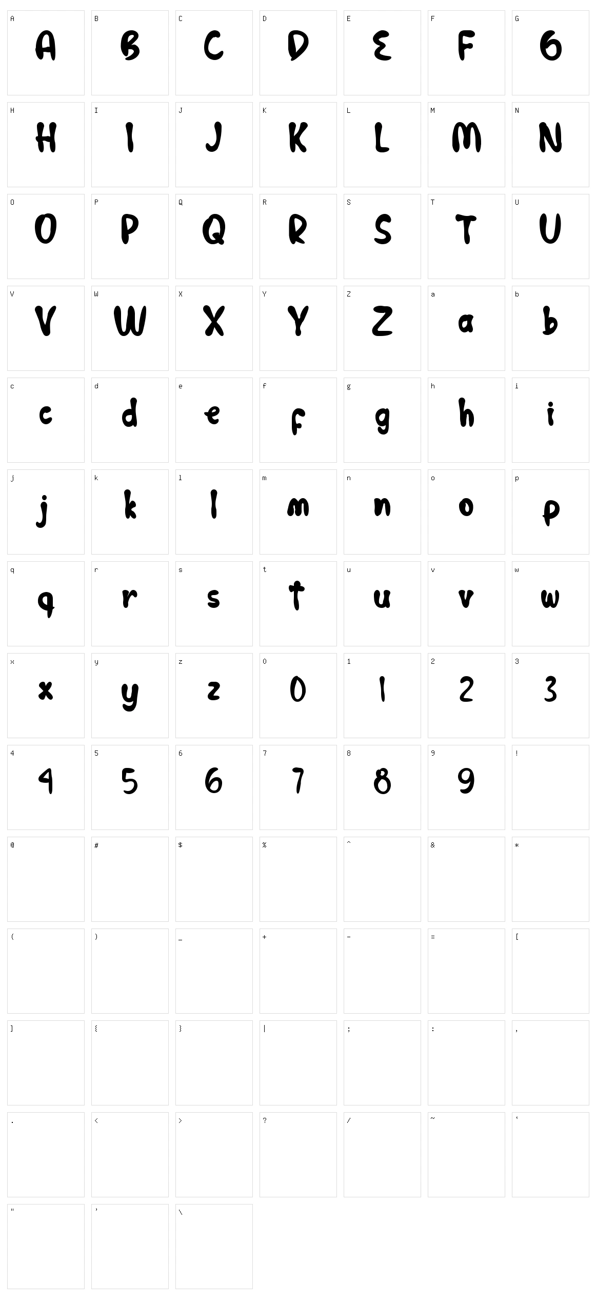 Cutie Bunnie Character Set