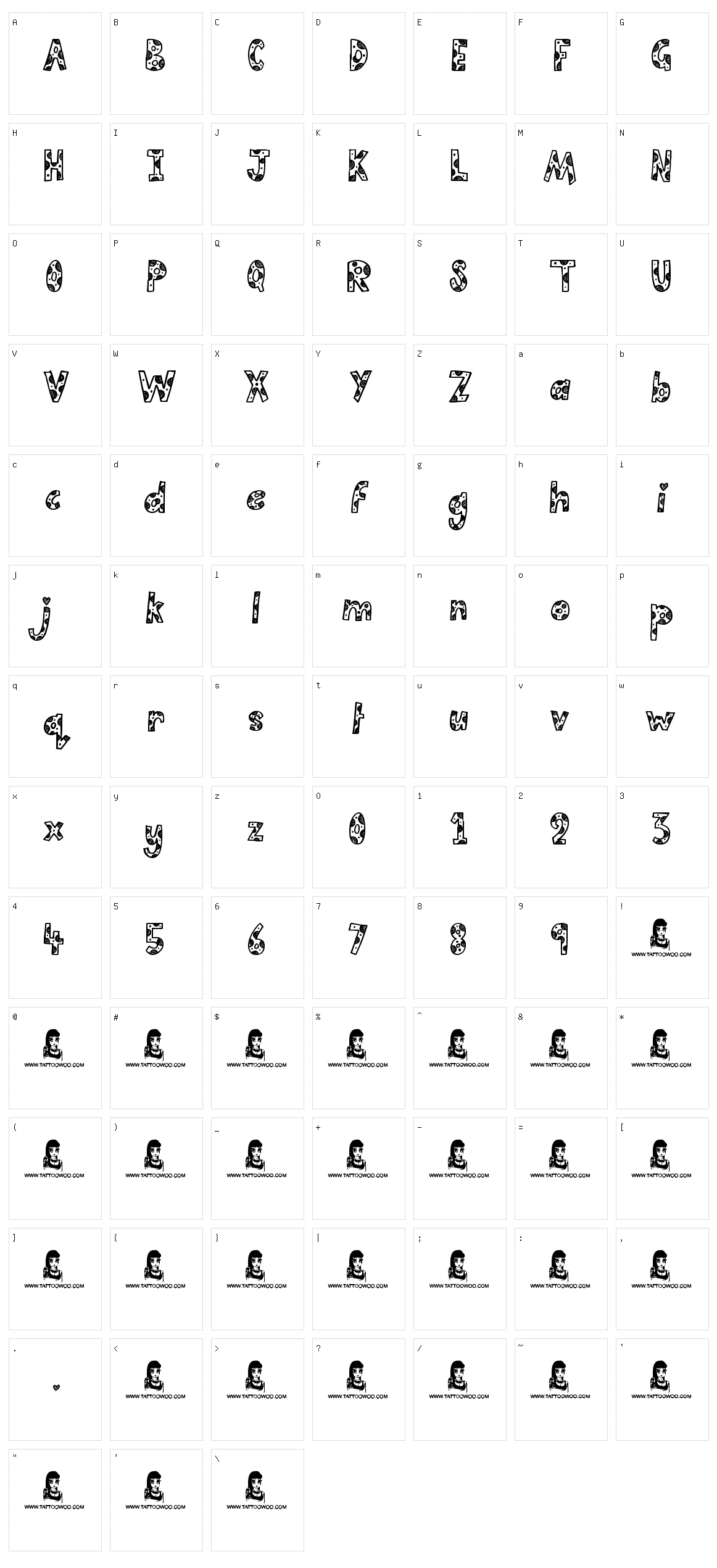 Cutie Pie Character Set