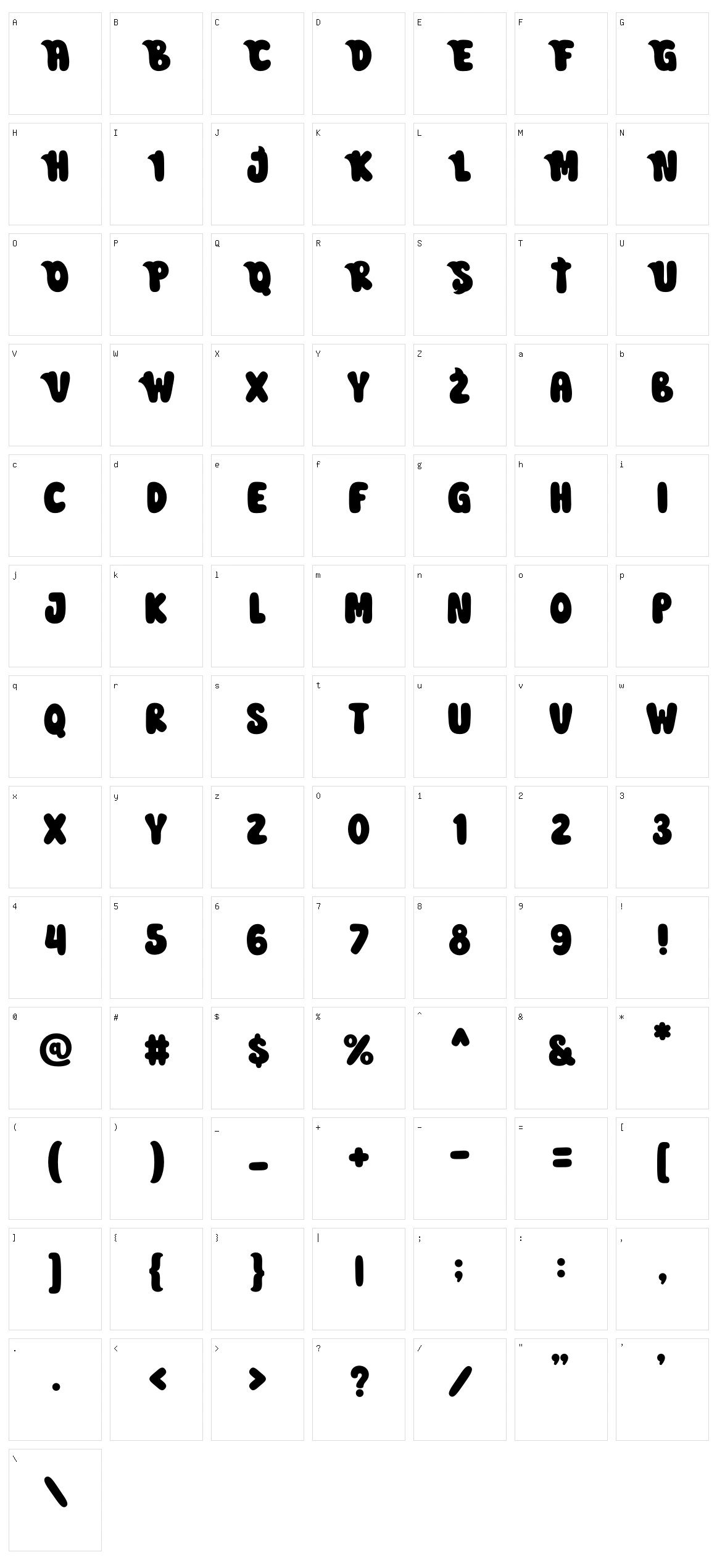 Cutie Sharky Character Set