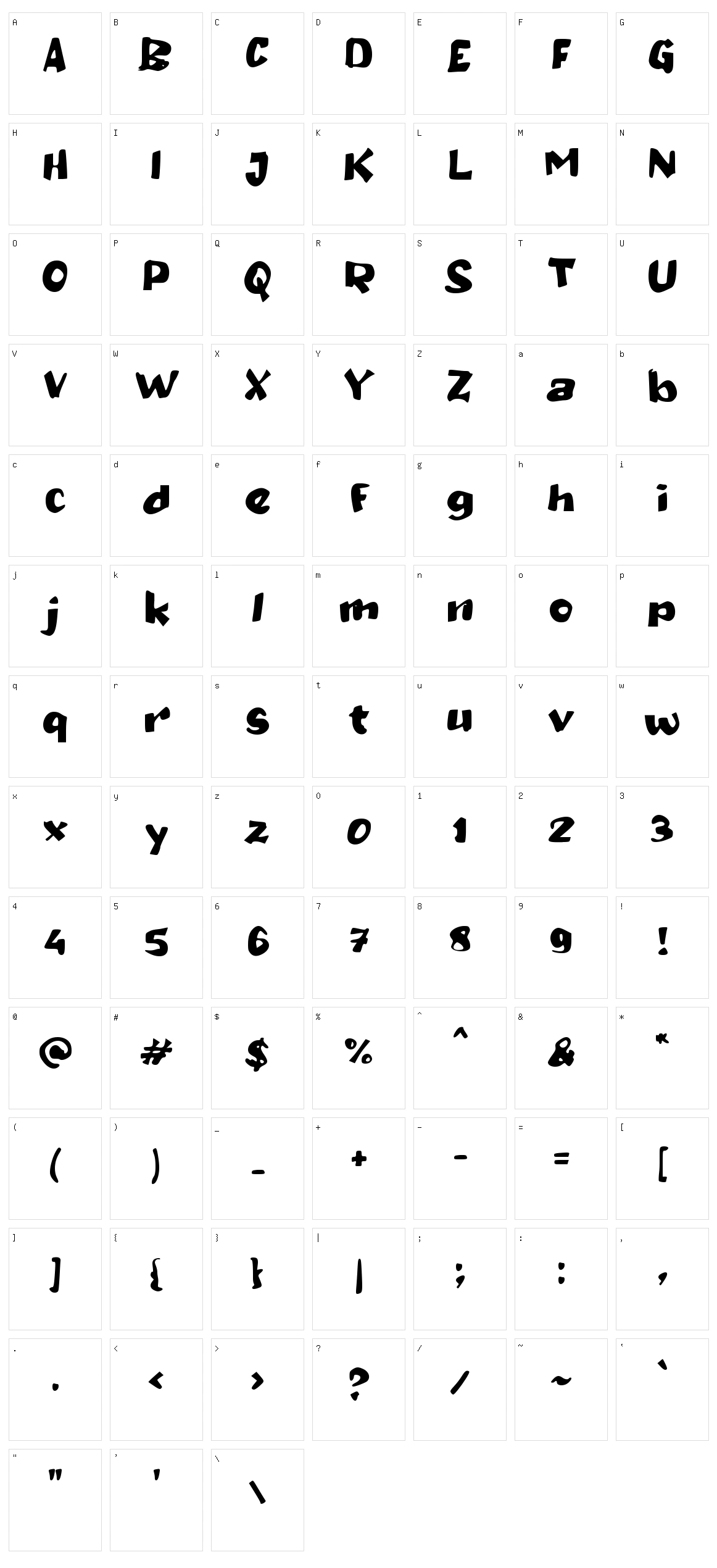 d Desakan Character Set